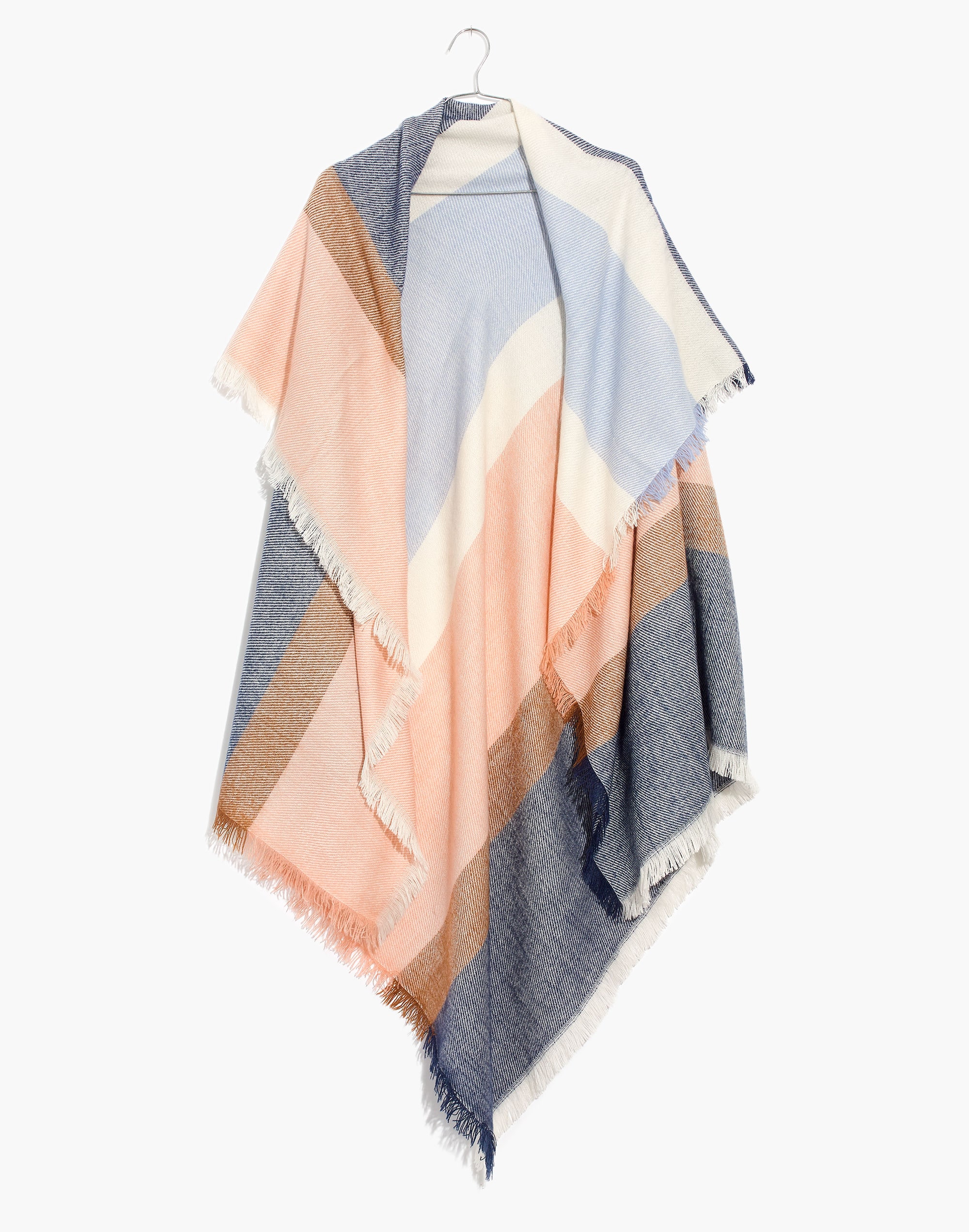 Band Stripe Blanket Scarf