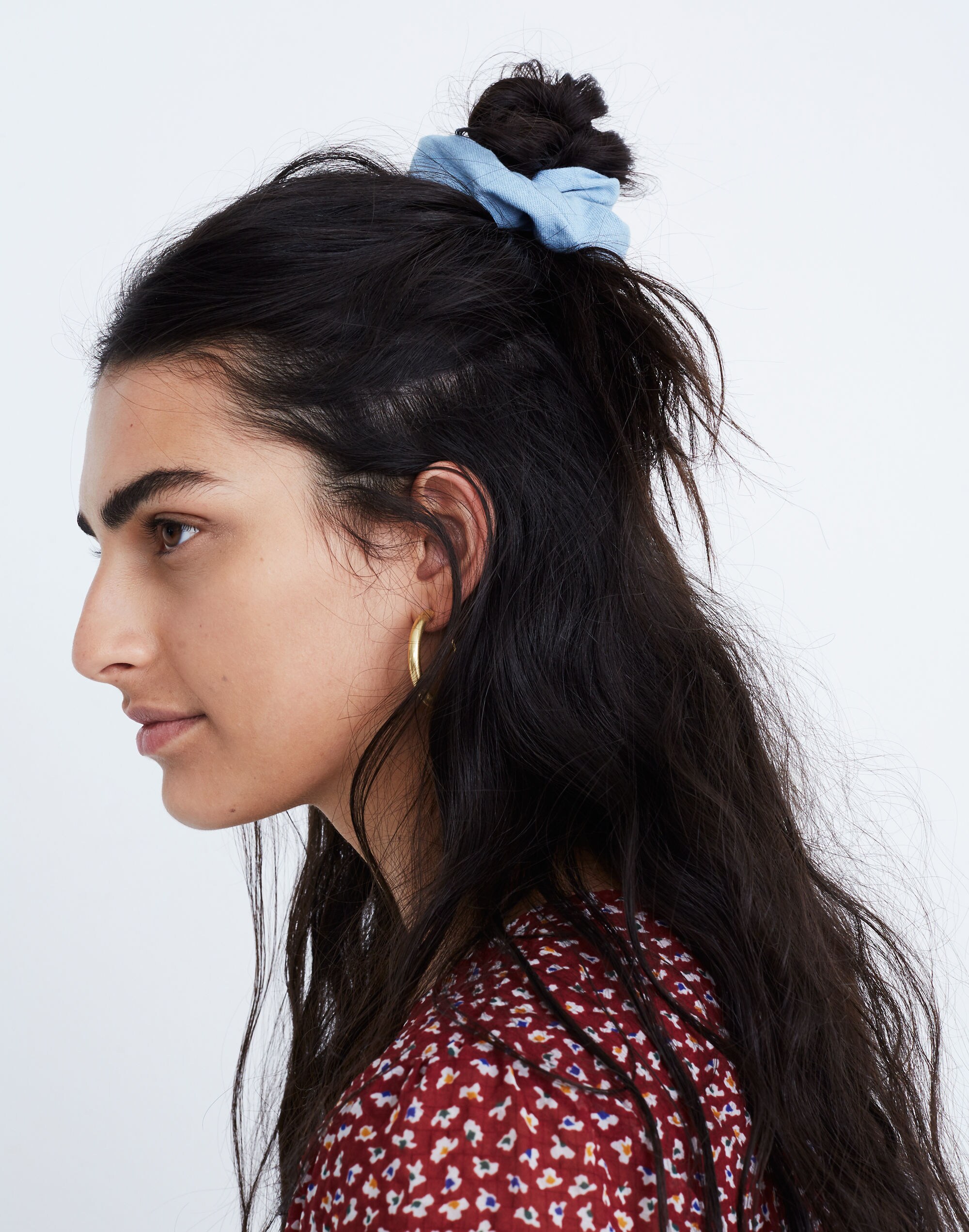Denim Scrunchie