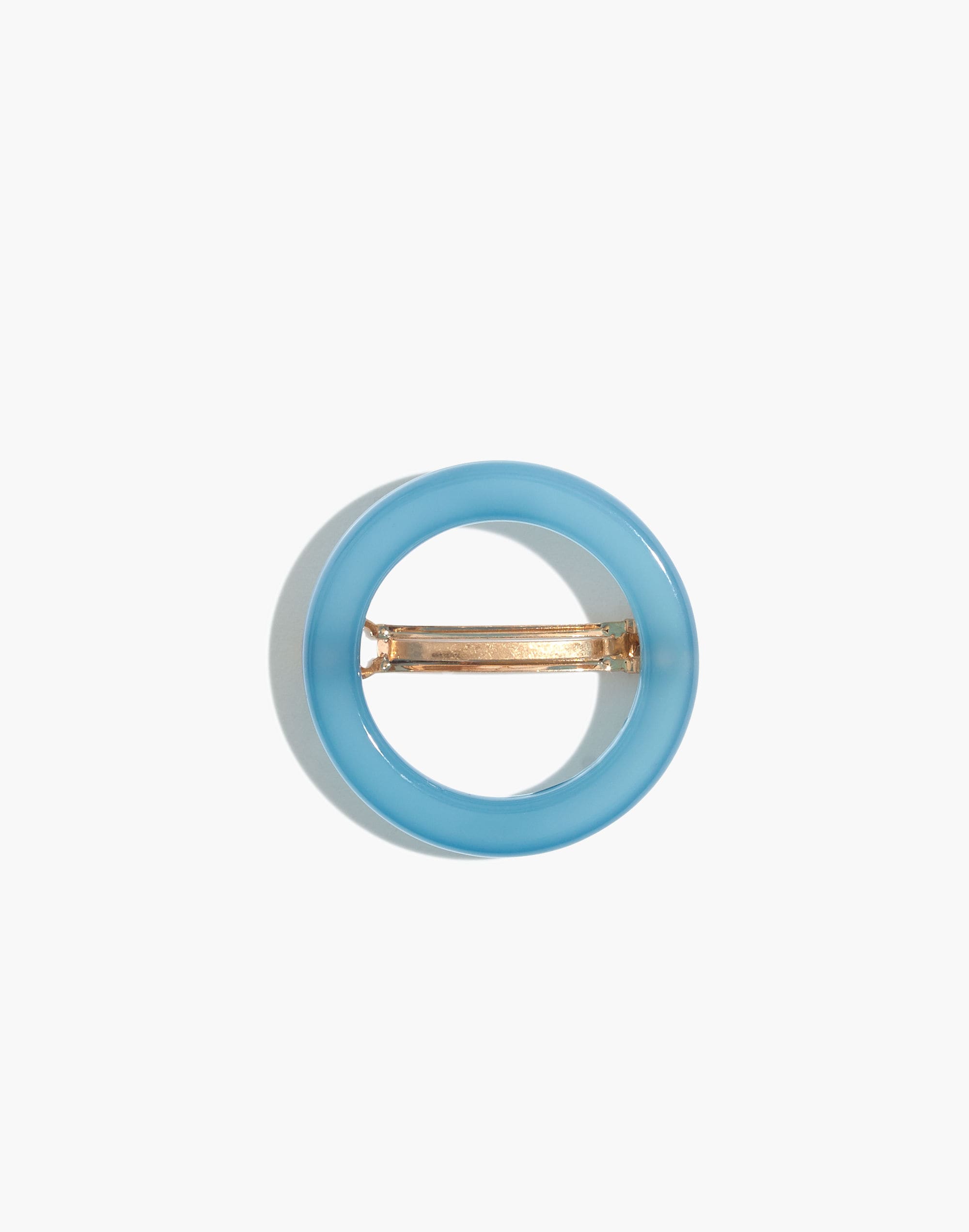 Acrylic Circle Barrette