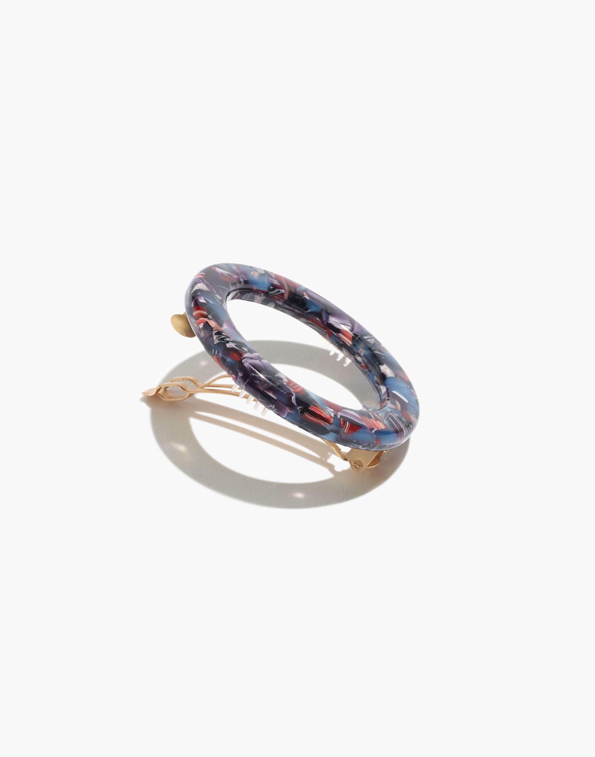 Acrylic Circle Barrette