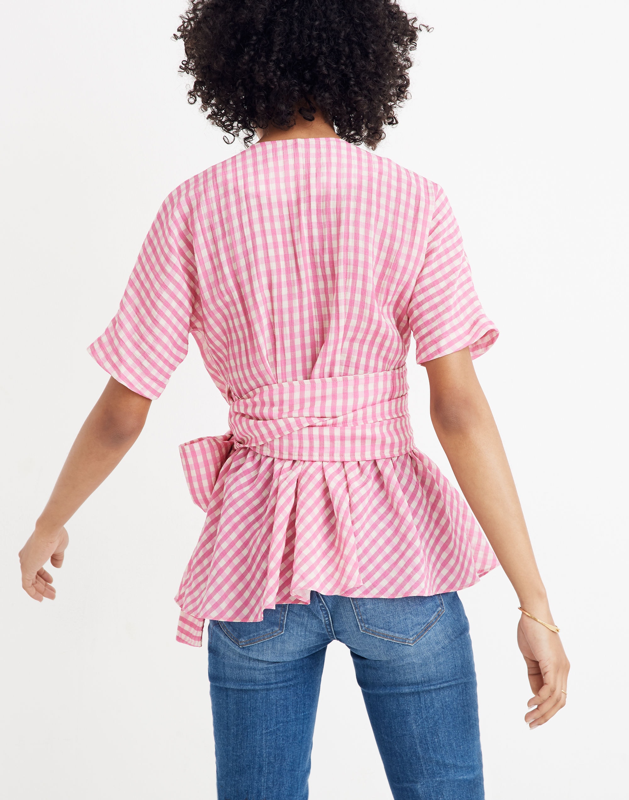 Caron Callahan&trade; Gingham Katia Wrap Top