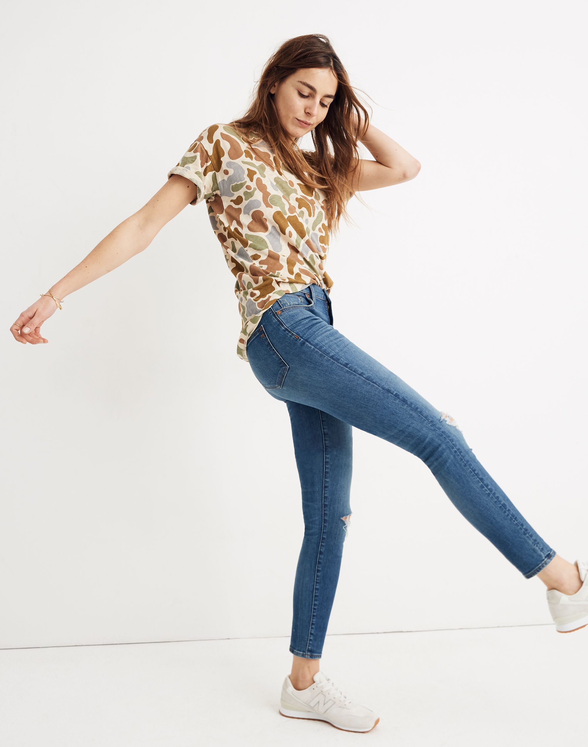 Tall 9" Mid-Rise Skinny Crop Jeans in Delmar Wash: Eco Edition