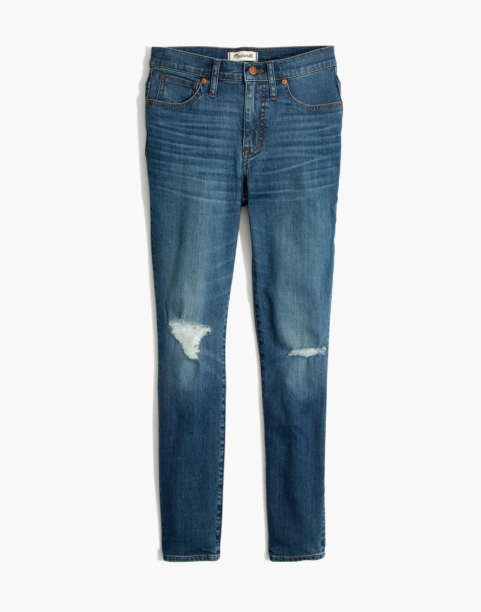 Tall 9" Mid-Rise Skinny Crop Jeans in Delmar Wash: Eco Edition