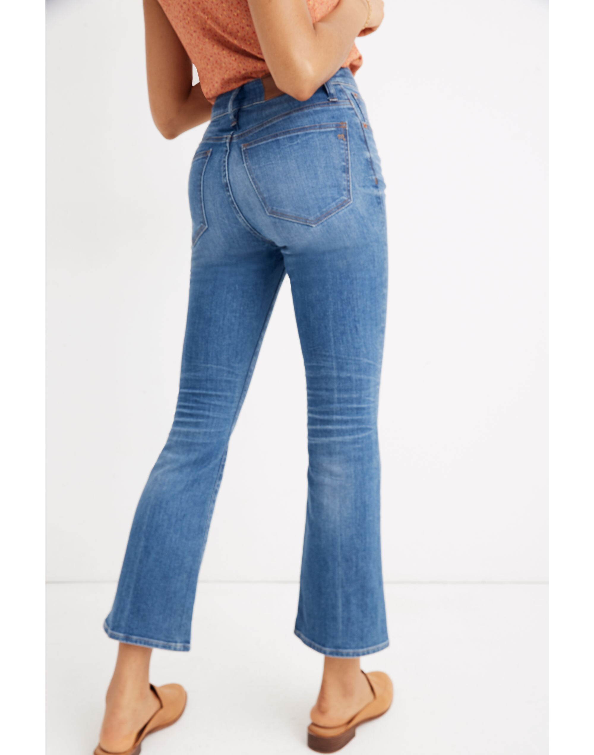 Petite Curvy Cali Demi-Boot Jeans in Tierney Wash: Eco Edition