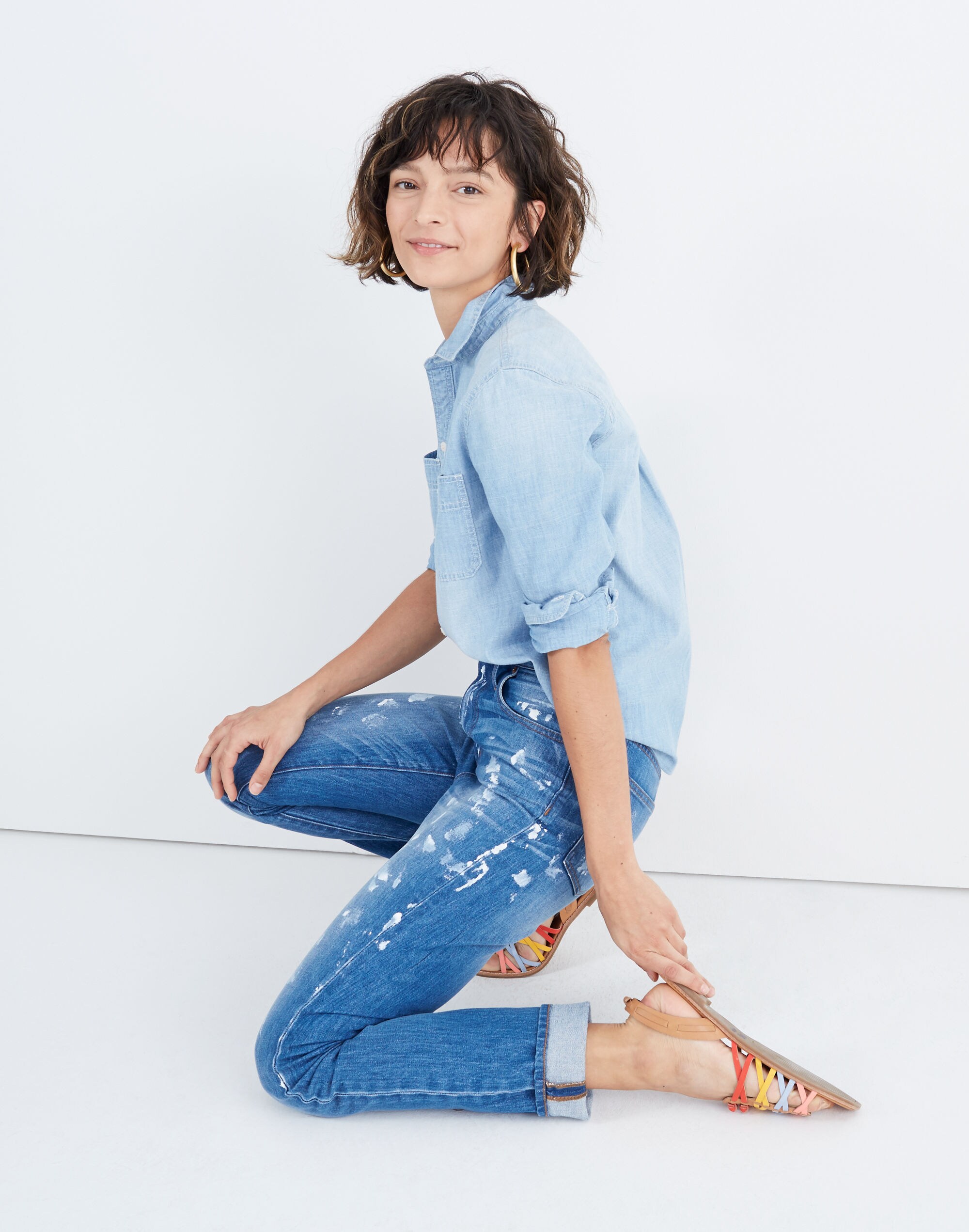 The High-Rise Slim Boyjean: Painter Edition