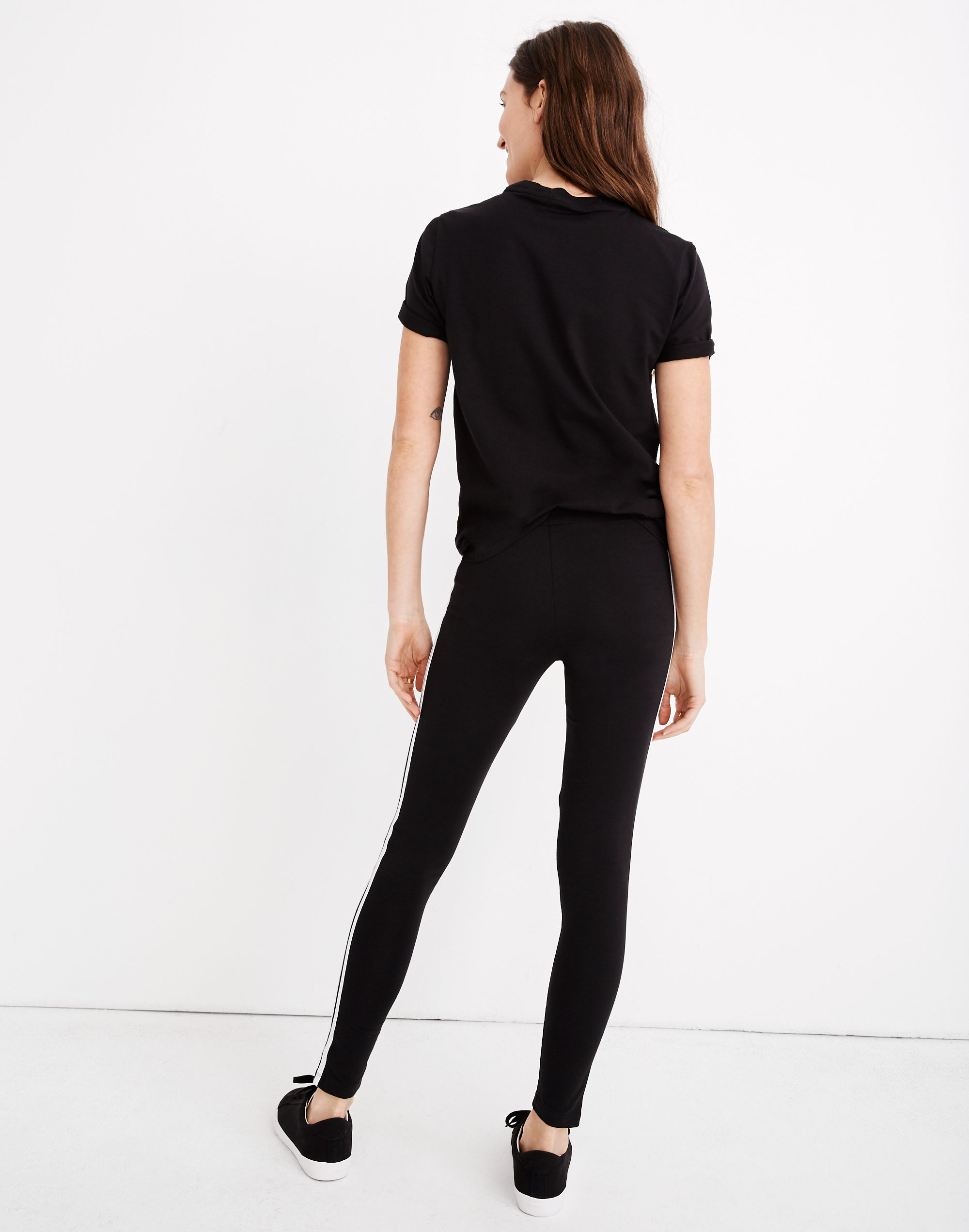 Adidas&reg; Three-Stripe Leggings