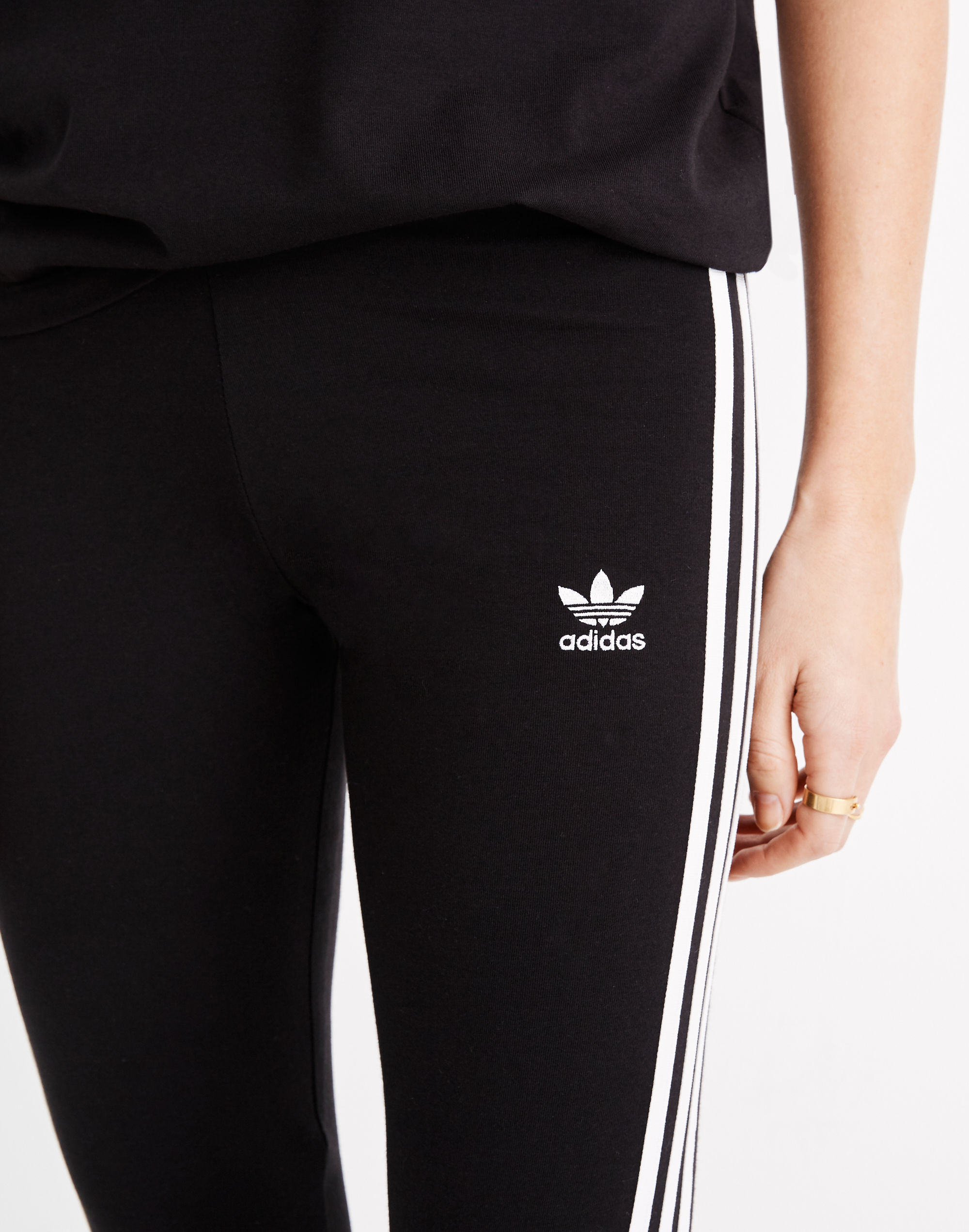 Adidas&reg; Three-Stripe Leggings