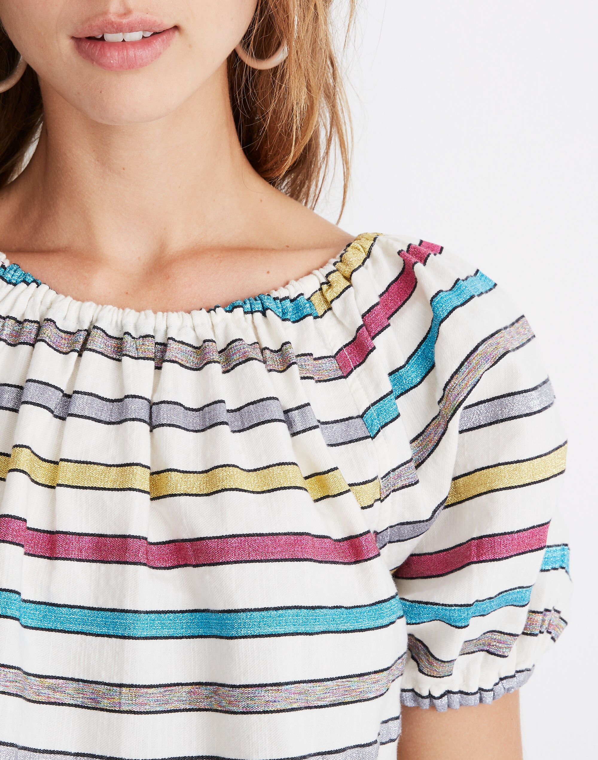 Ace&amp;Jig&trade; Gelato Top in Bon Bon Stripe