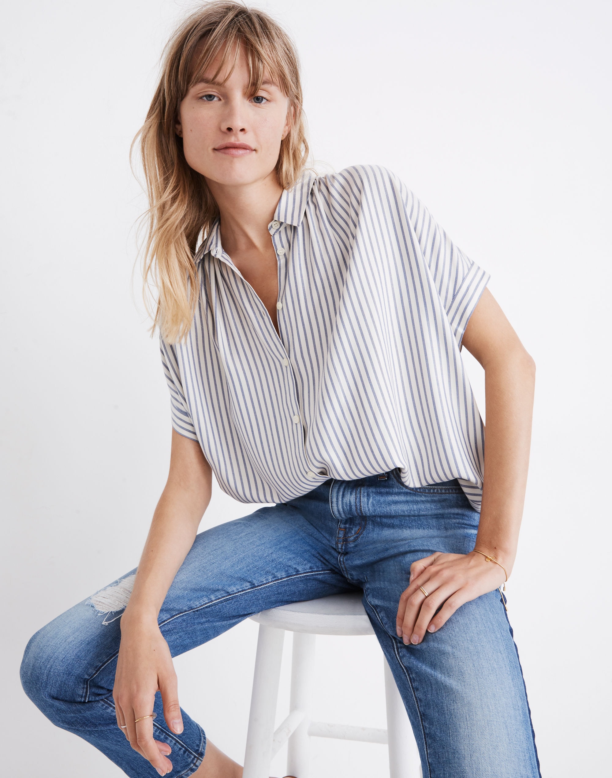 Central Shirt in Dalton Stripe