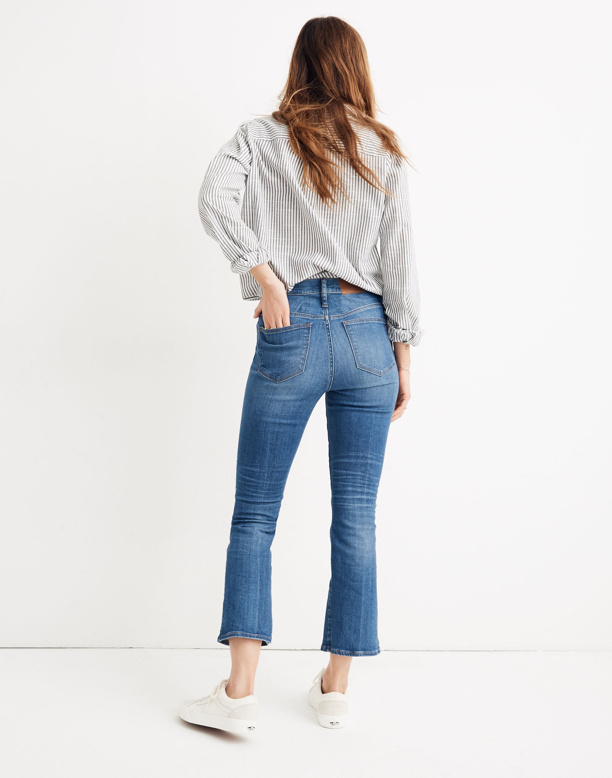 Petite Cali Demi-Boot Jeans in Tierney Wash: Eco Edition