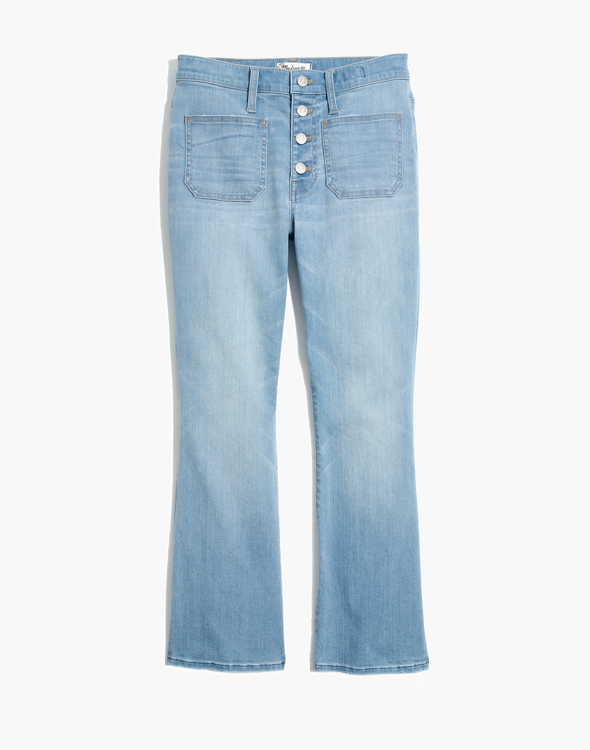 Cali Demi-Boot Jeans in Quince Wash: Button-Front Edition