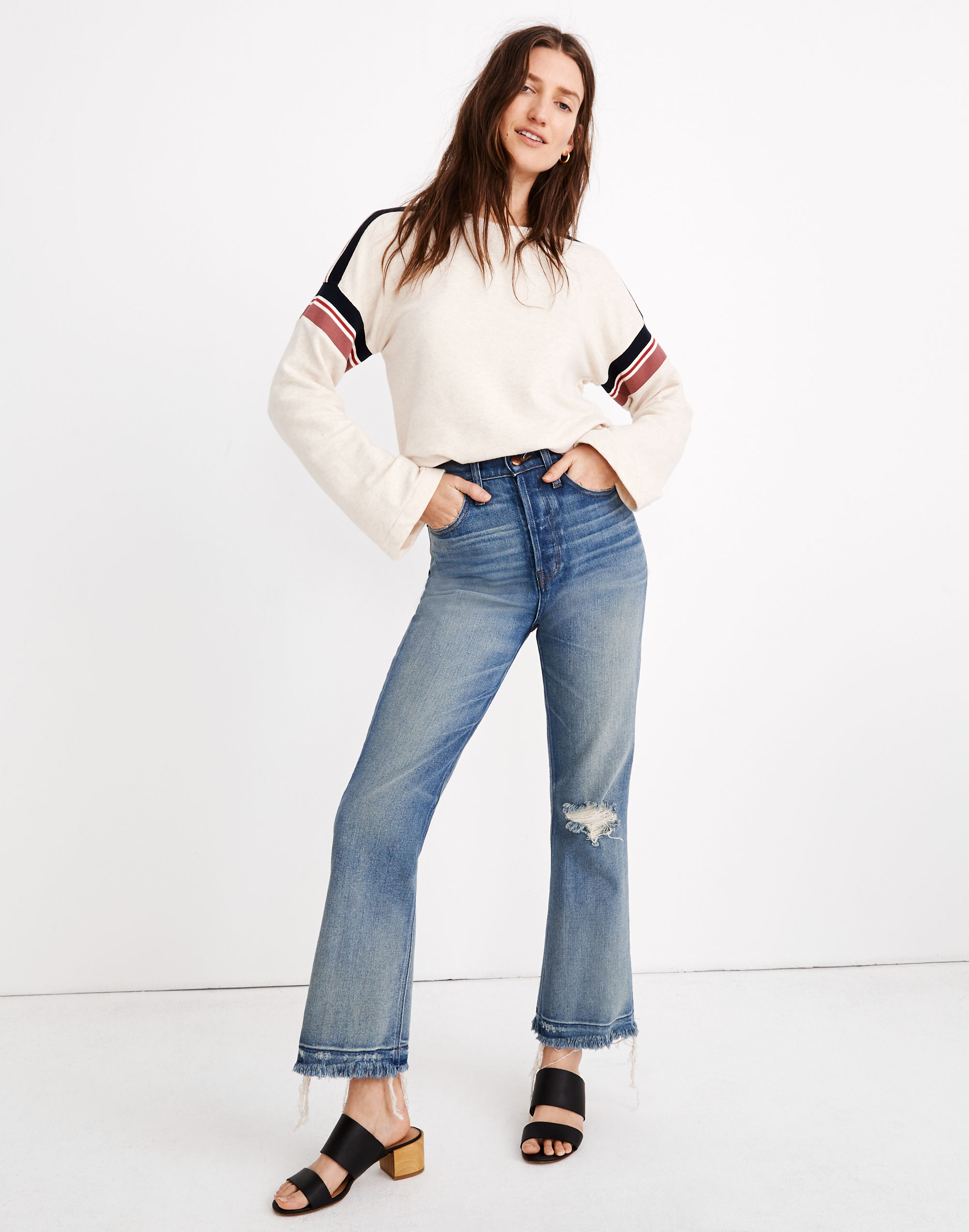 rivet &amp; thread relaxed bootcut jeans