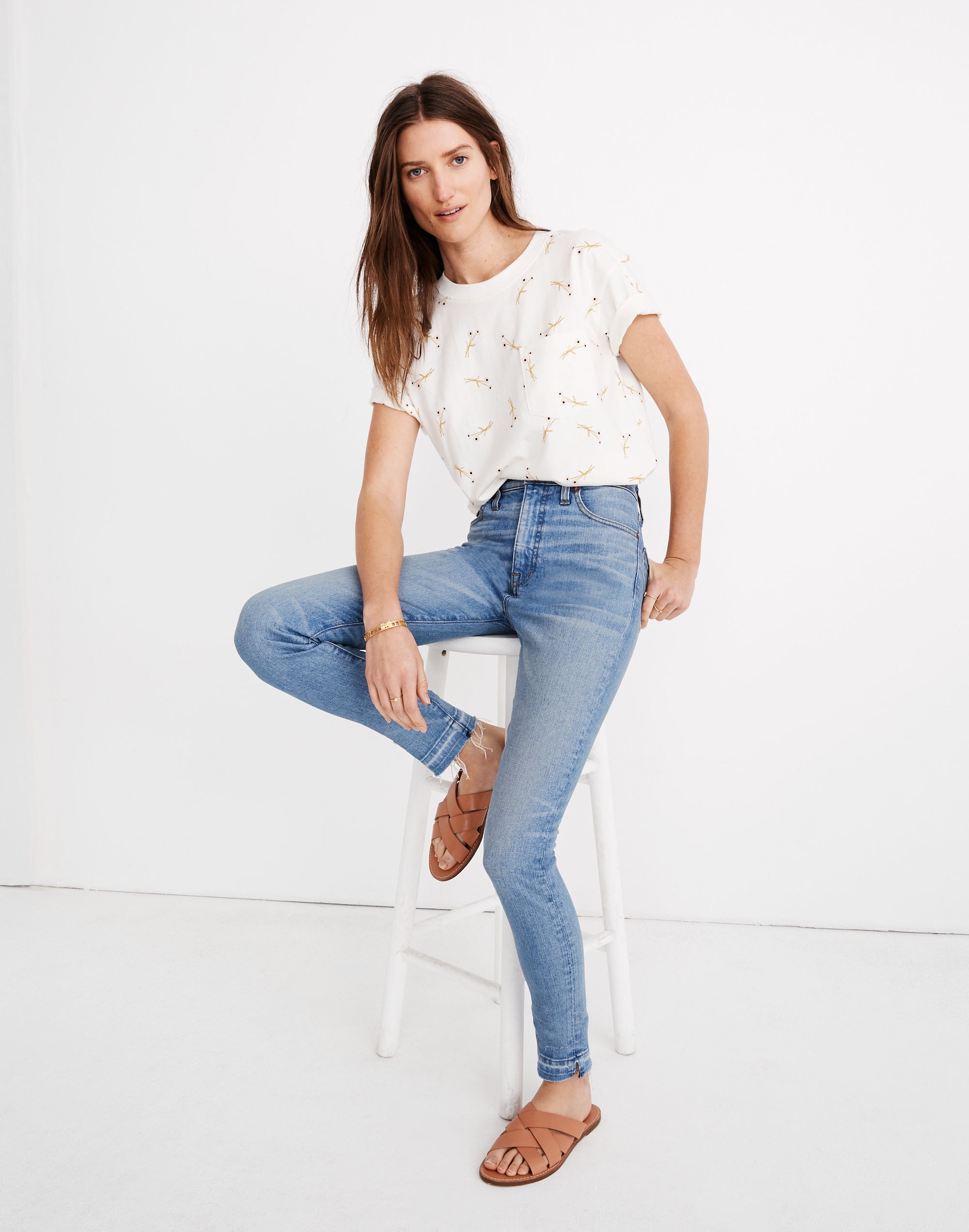 Rivet &amp; Thread 11" High-Rise Skinny Jeans