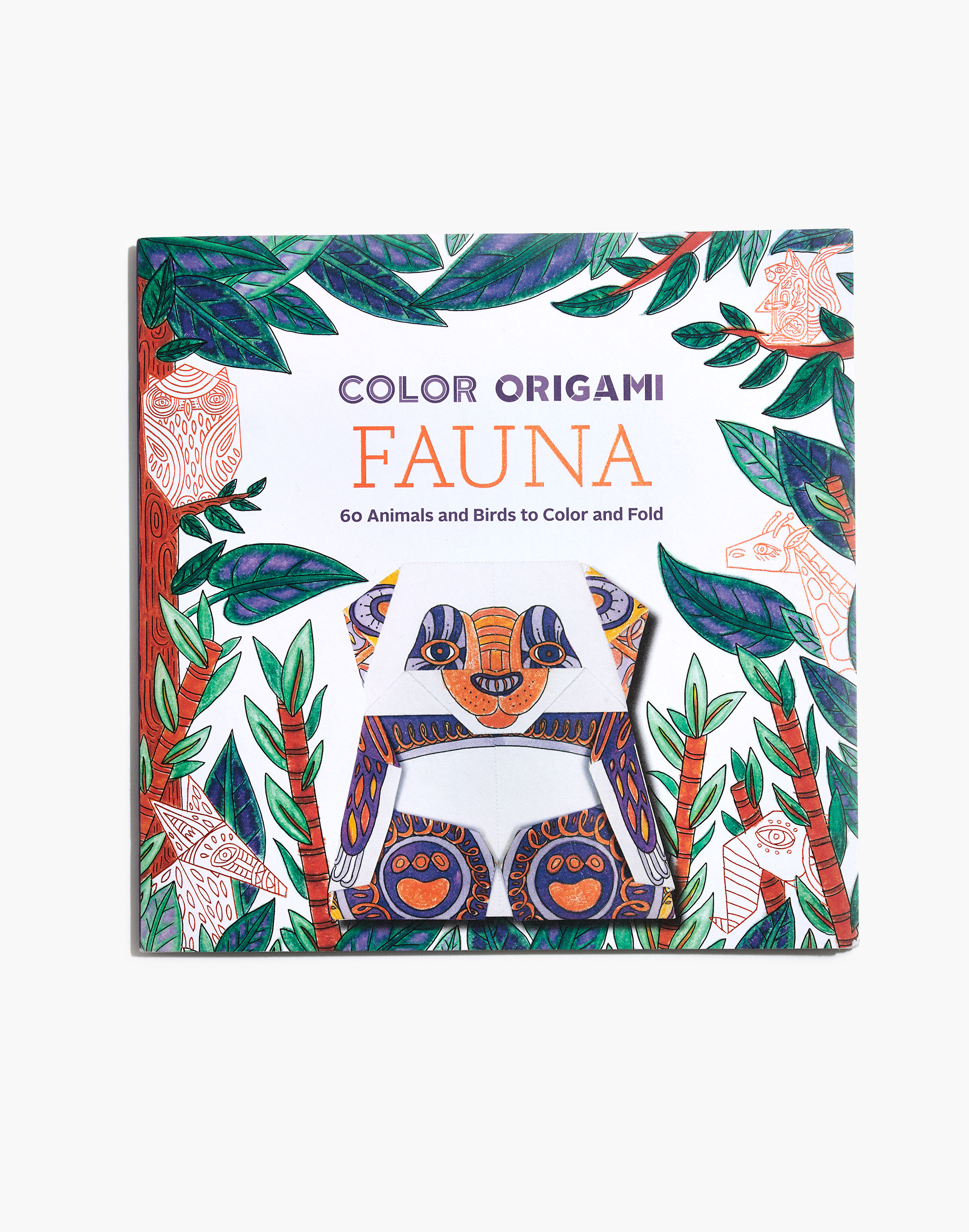 Color Origami Fauna Coloring Book