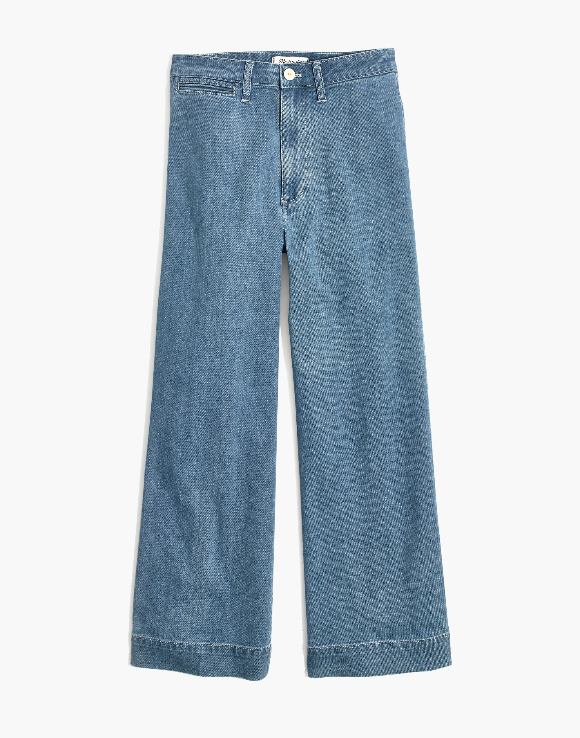 Emmett Wide-Leg Crop Jeans in Langston Wash