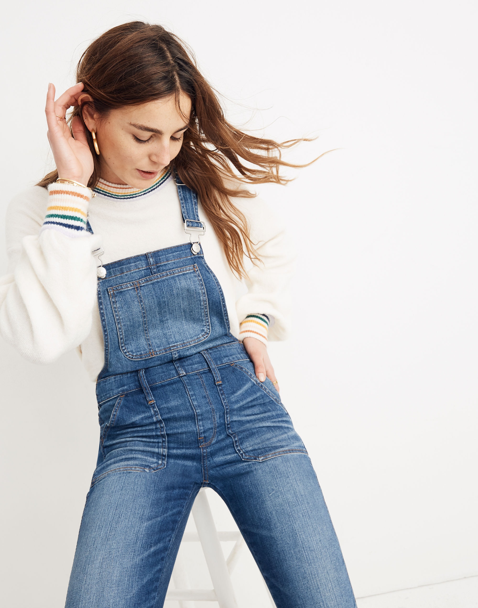 Skinny Overalls in Jansing Wash