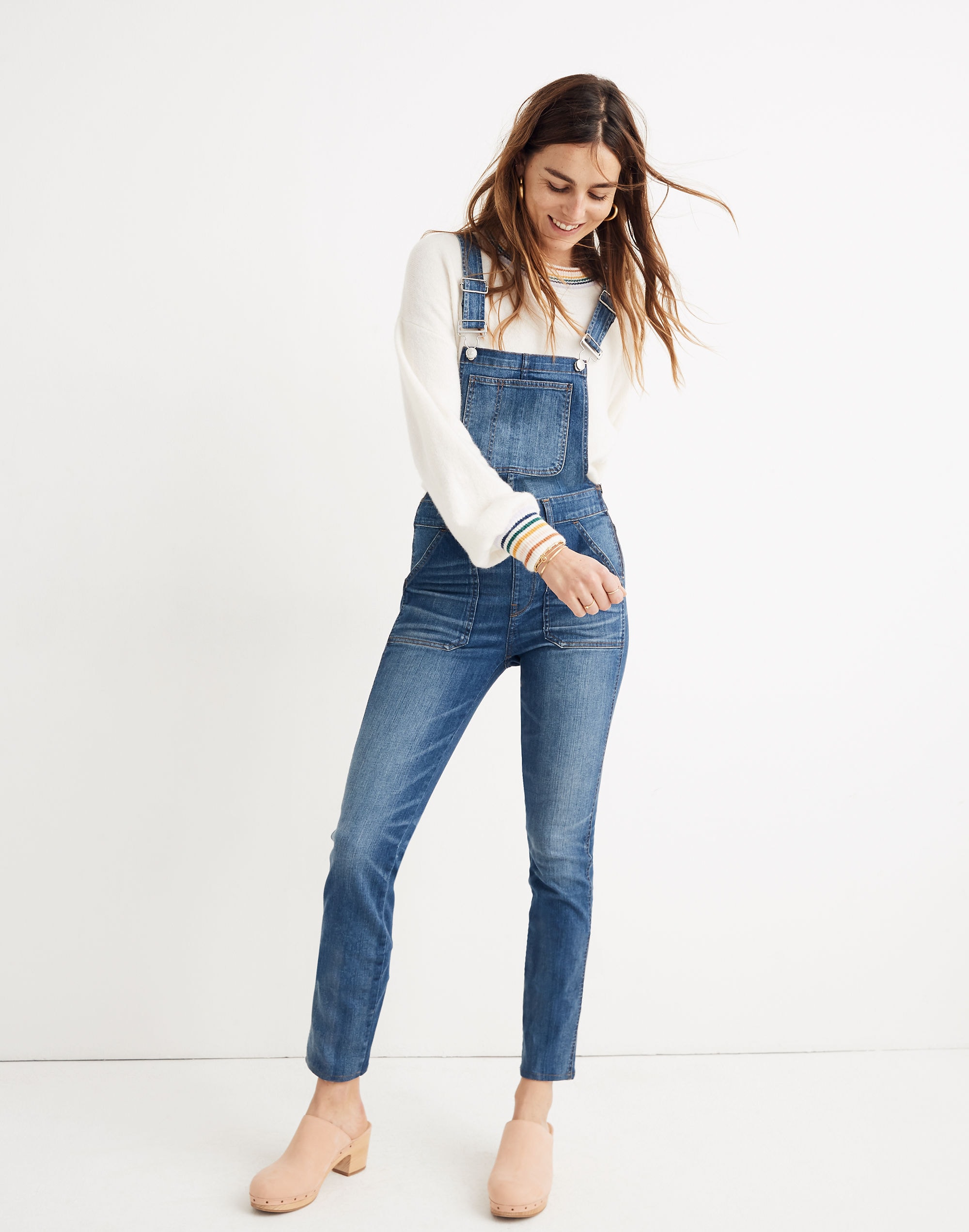 Skinny Overalls in Jansing Wash