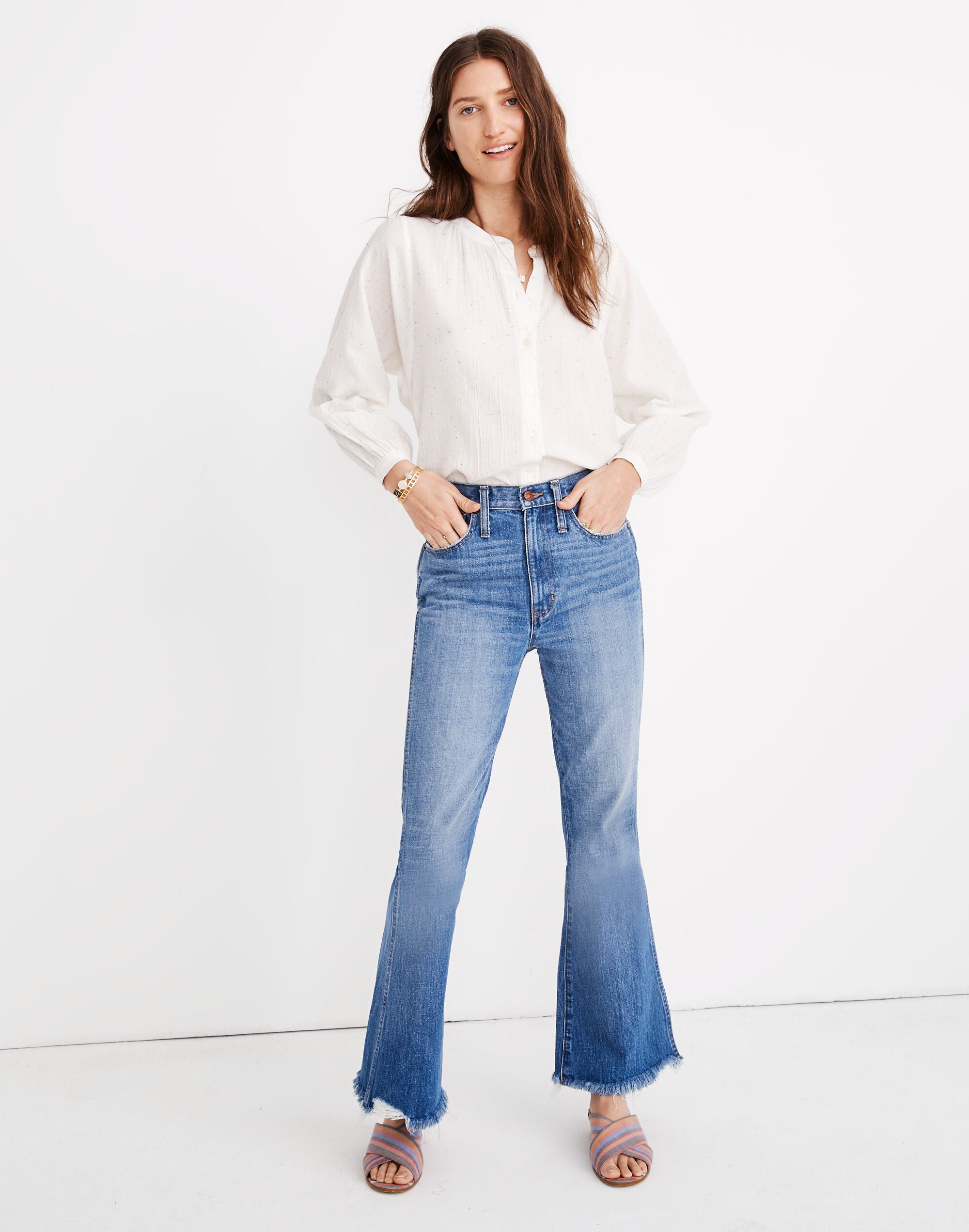 Rigid Flare Jeans in Dempsey Wash