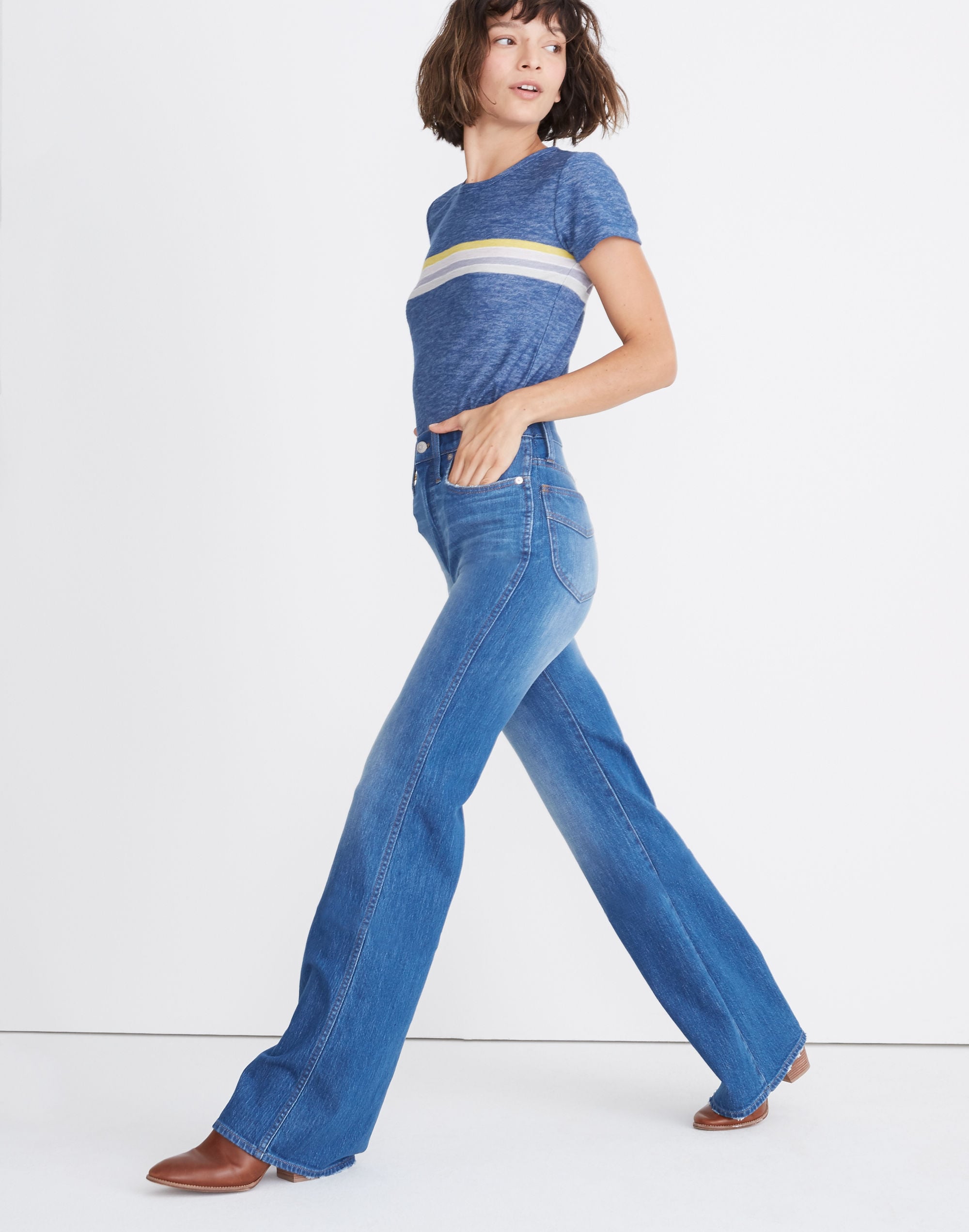 Tall 11" High-Rise Flare Jeans