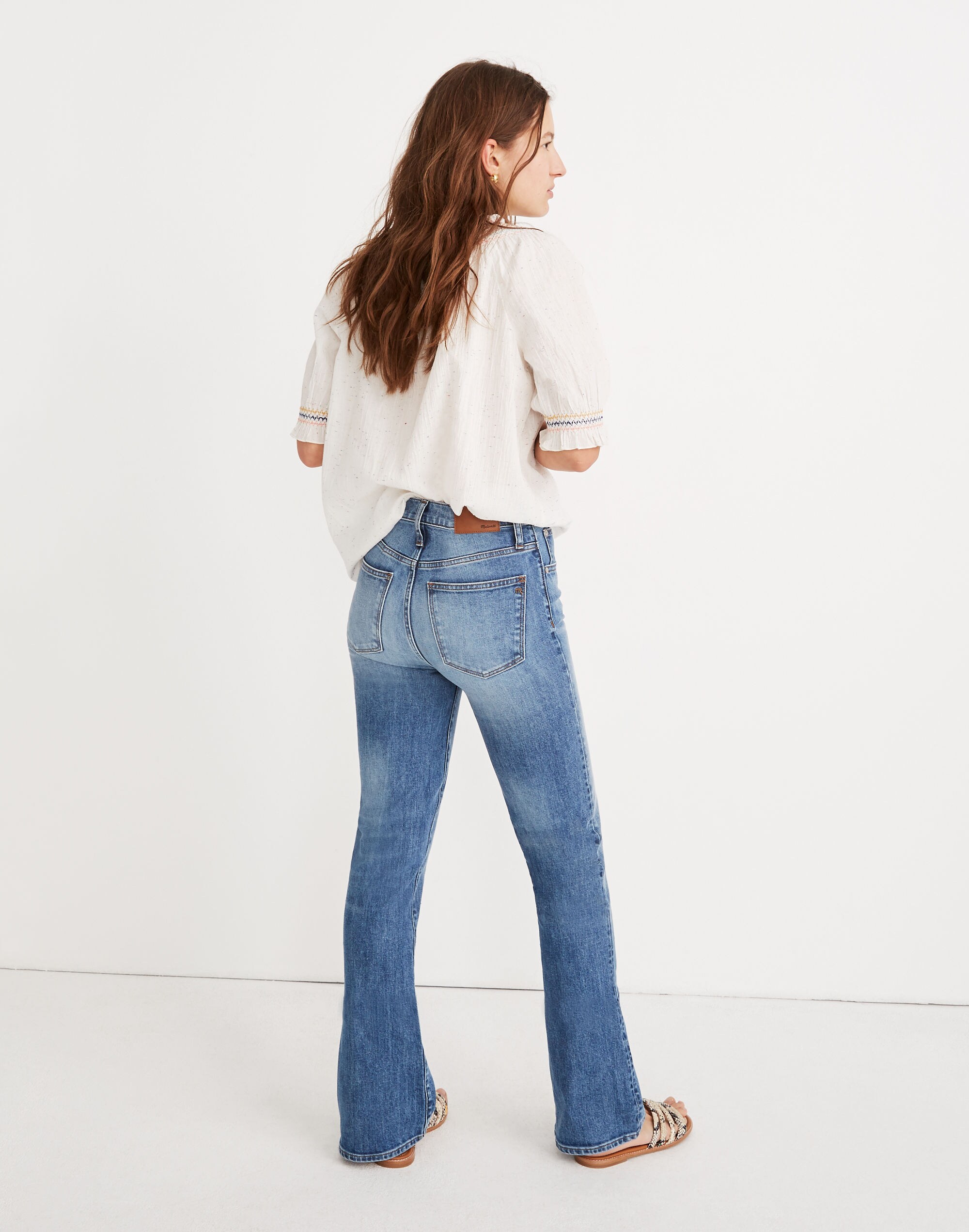 Skinny Flare Jeans in Kenwick Wash