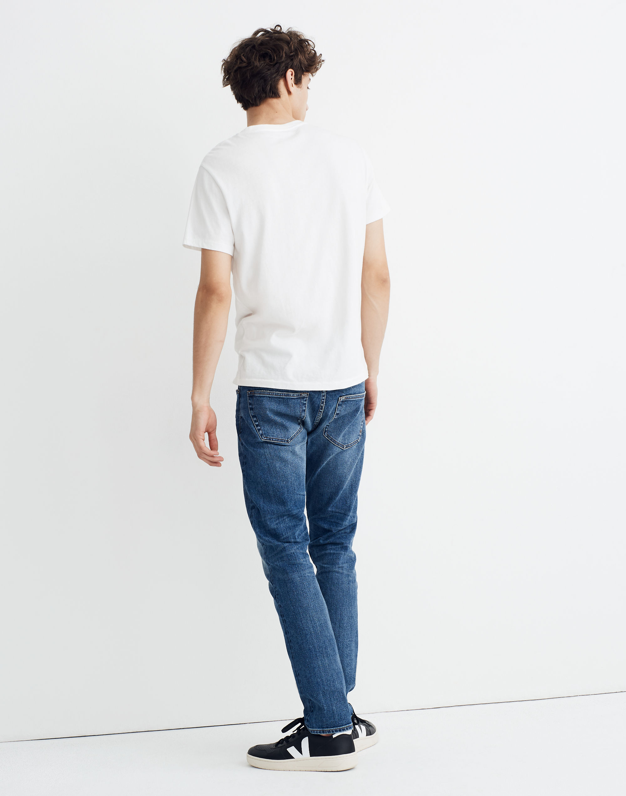 Selvedge Slim Jeans in Gerald Wash