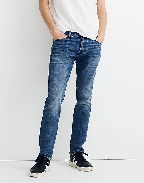Selvedge Slim Jeans in Gerald Wash