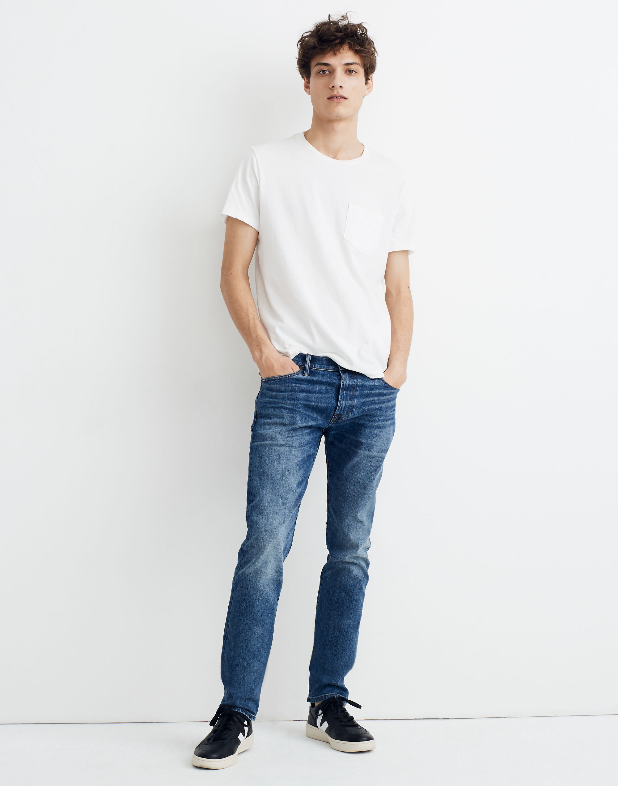 Selvedge Slim Jeans in Gerald Wash