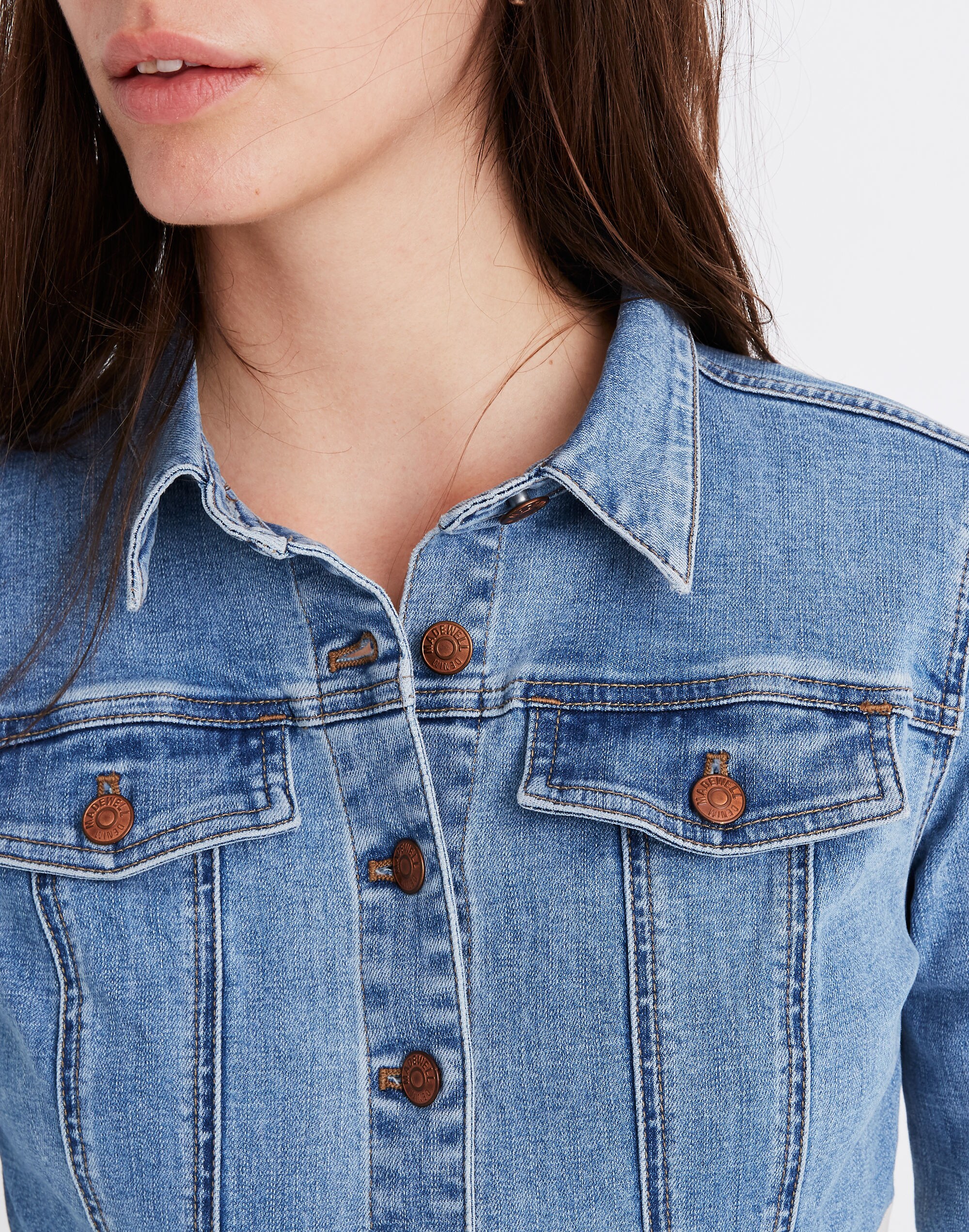 Denim Structured Shirtdress