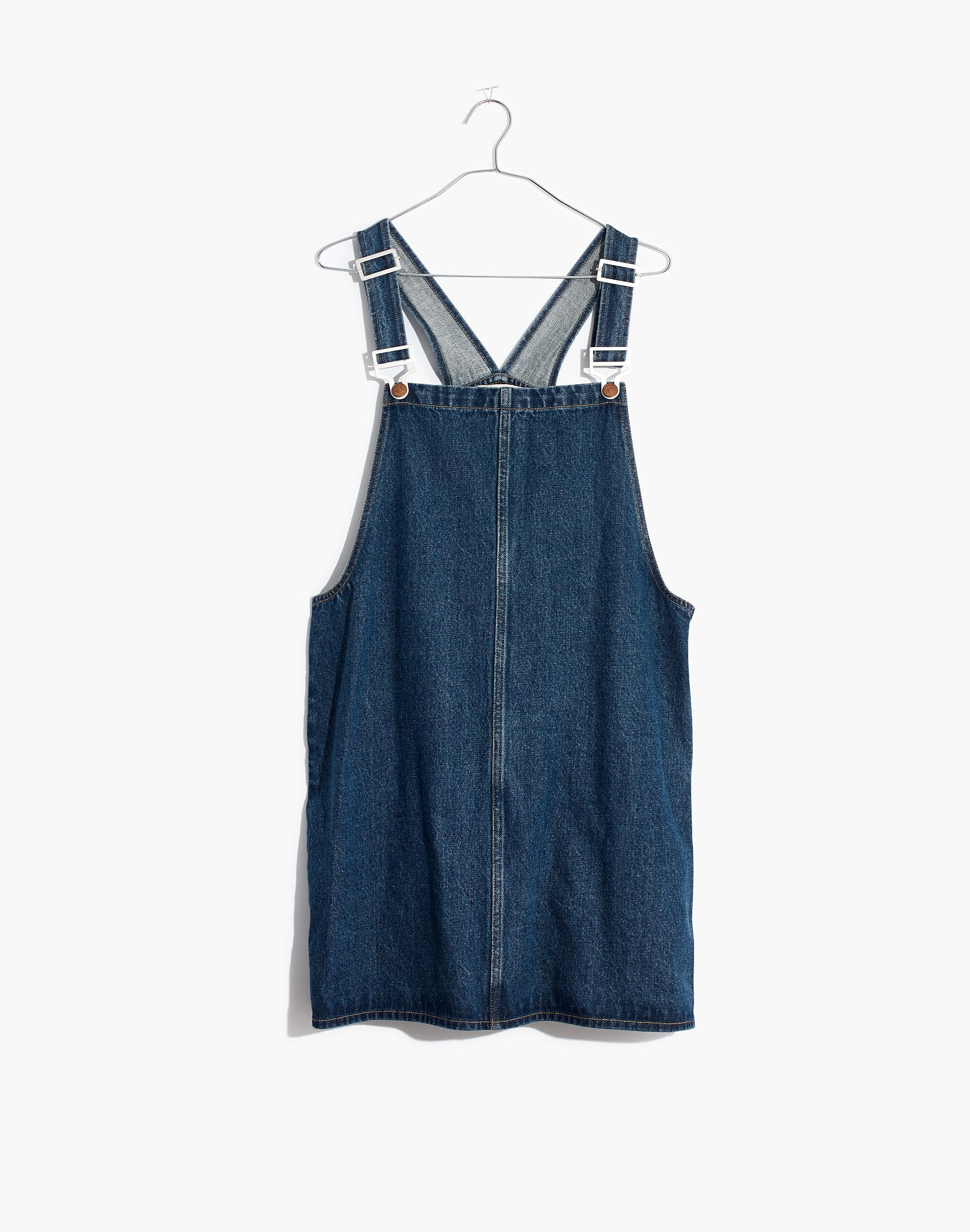 Denim Overall Mini Dress