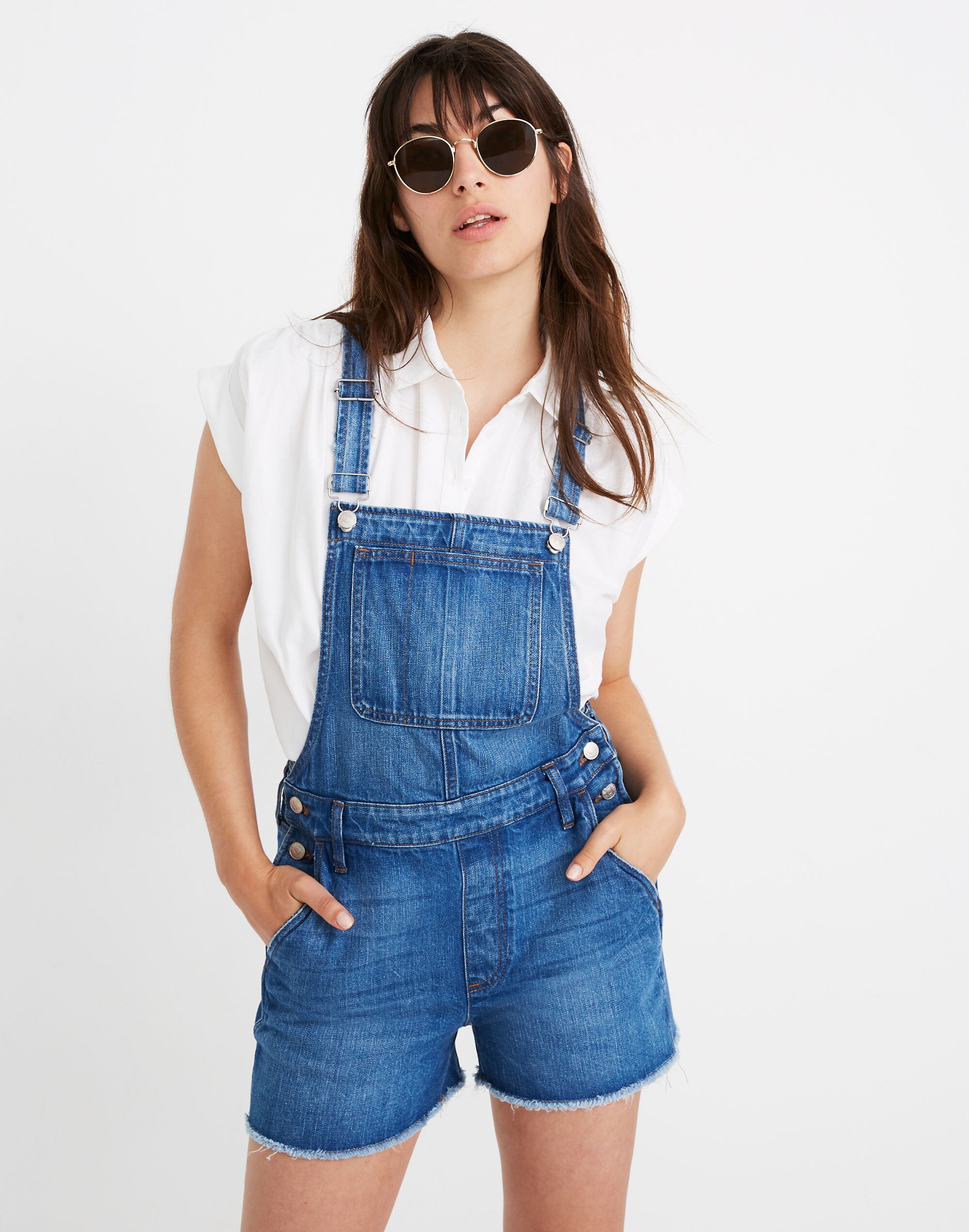 Adirondack Short Overalls in Denville Wash