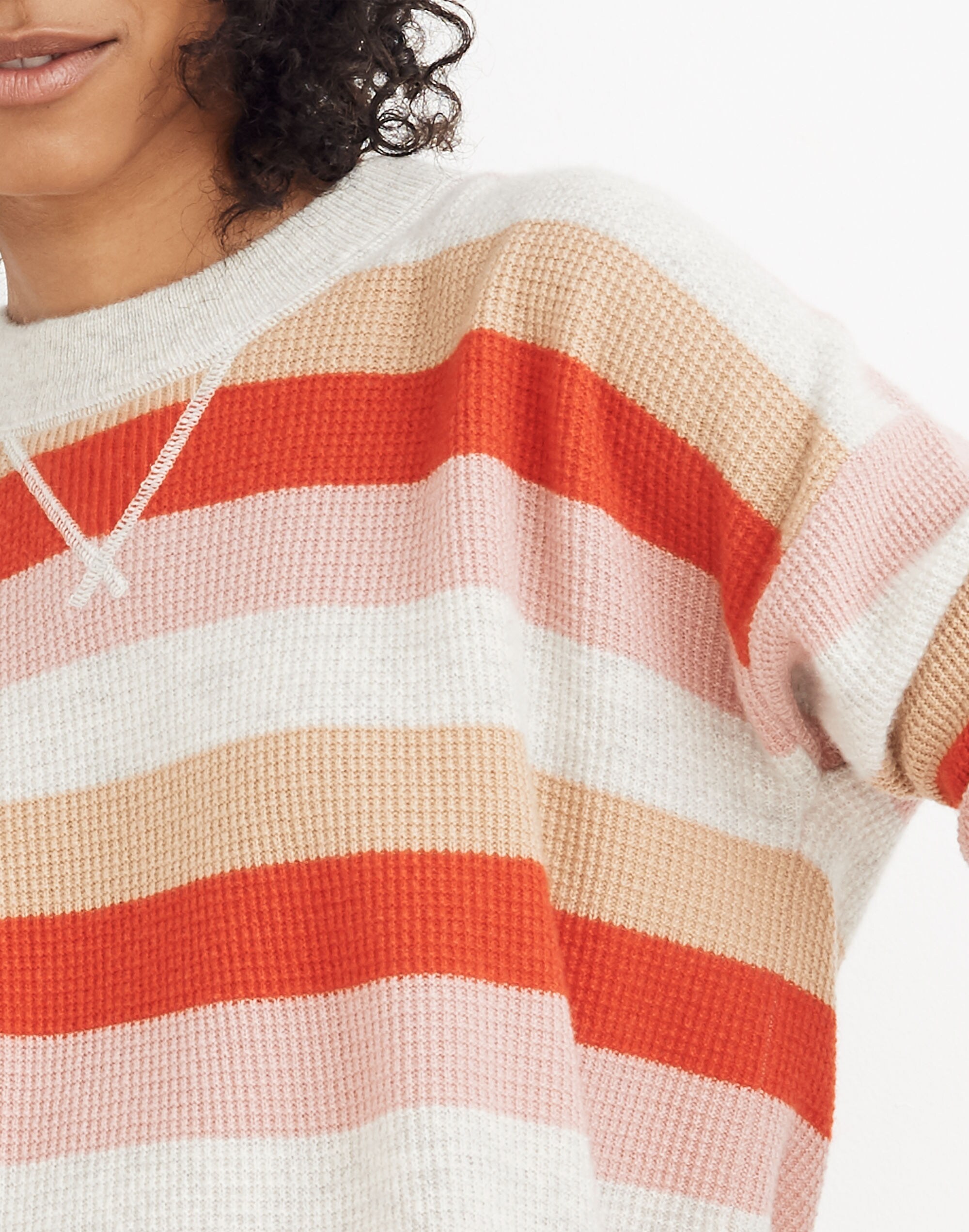 Cashmere Sweatshirt in Norman Stripe