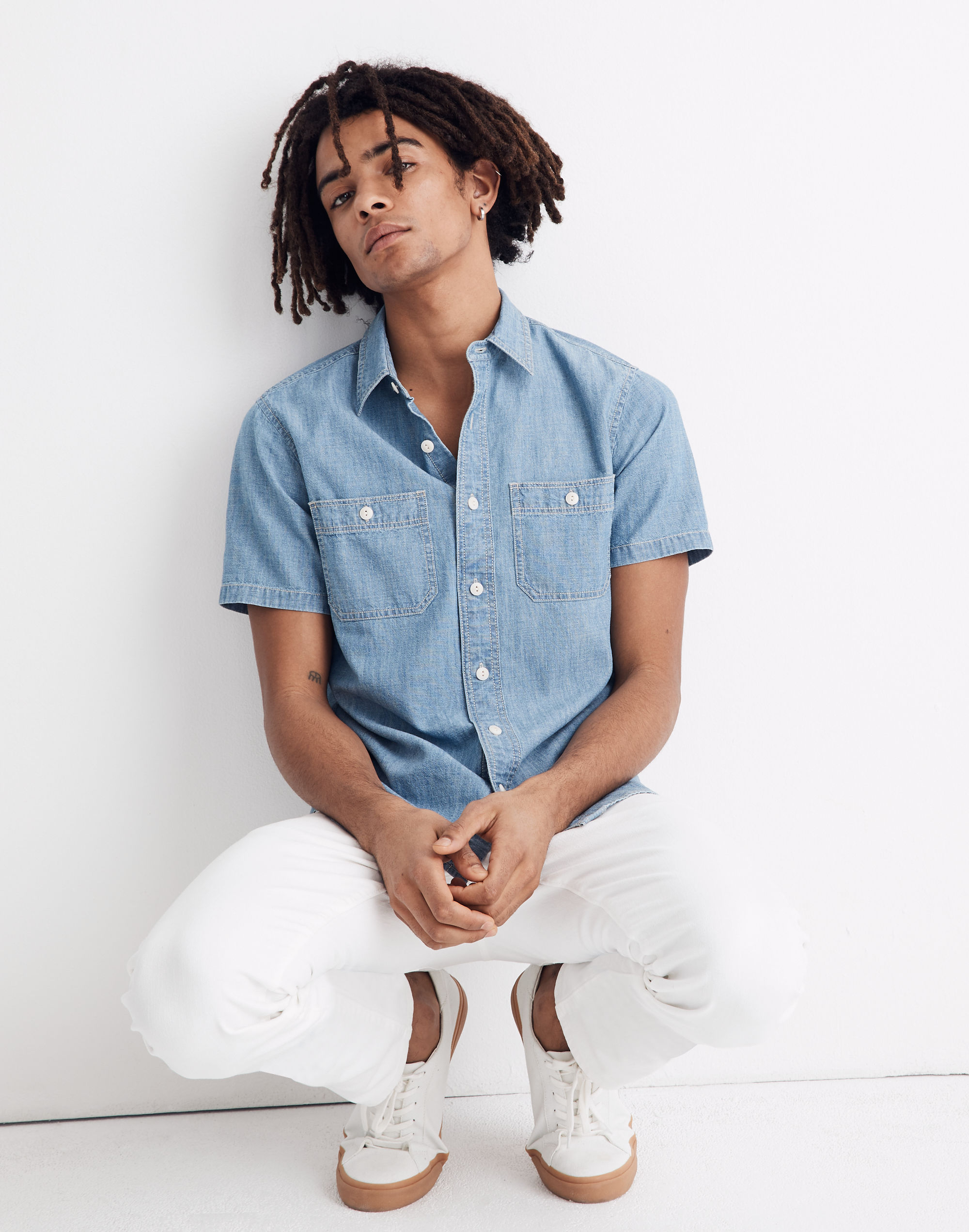 Skinny Everyday Flex Jeans in Tile White