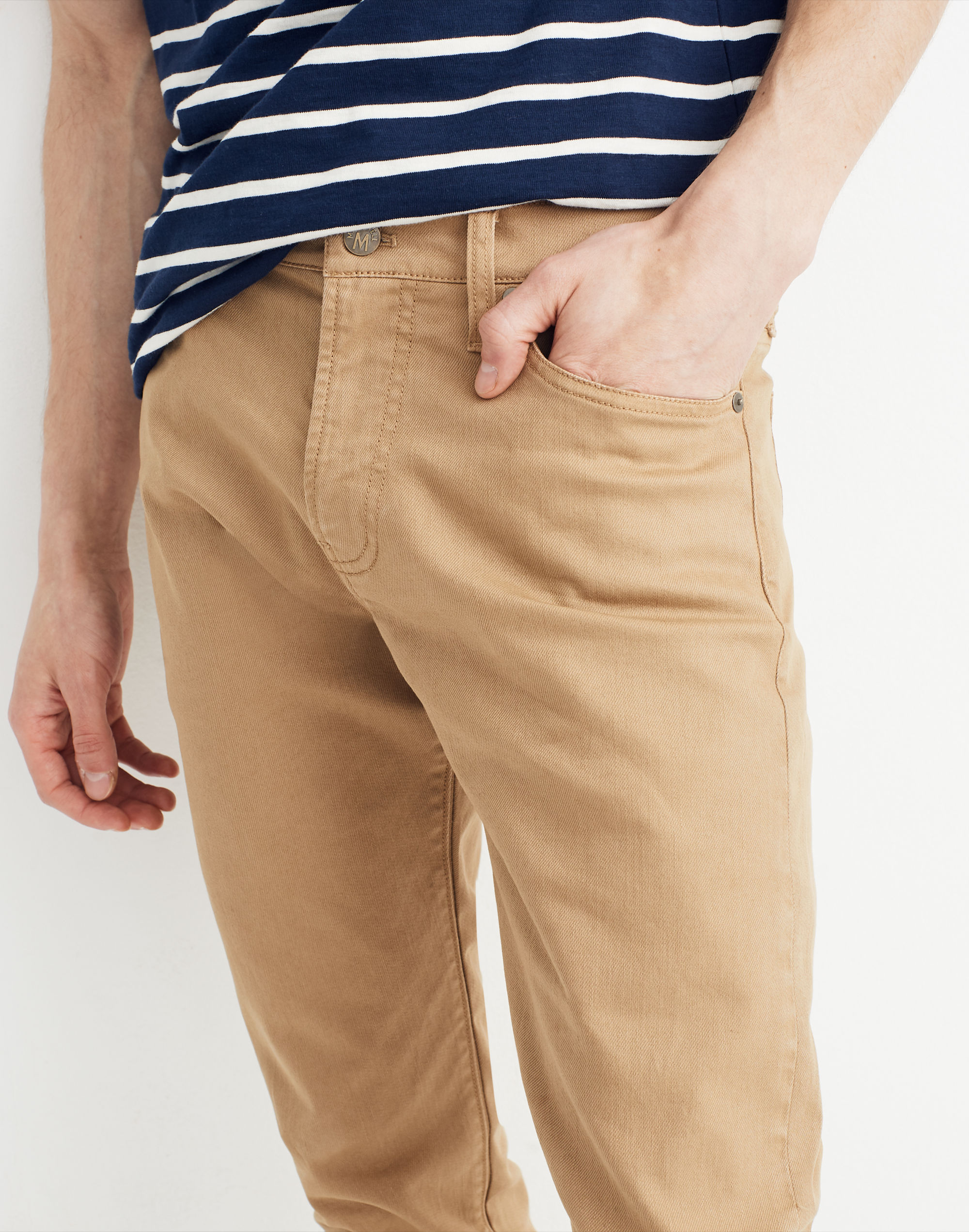 Garment-Dyed Slim Everyday Flex Jeans