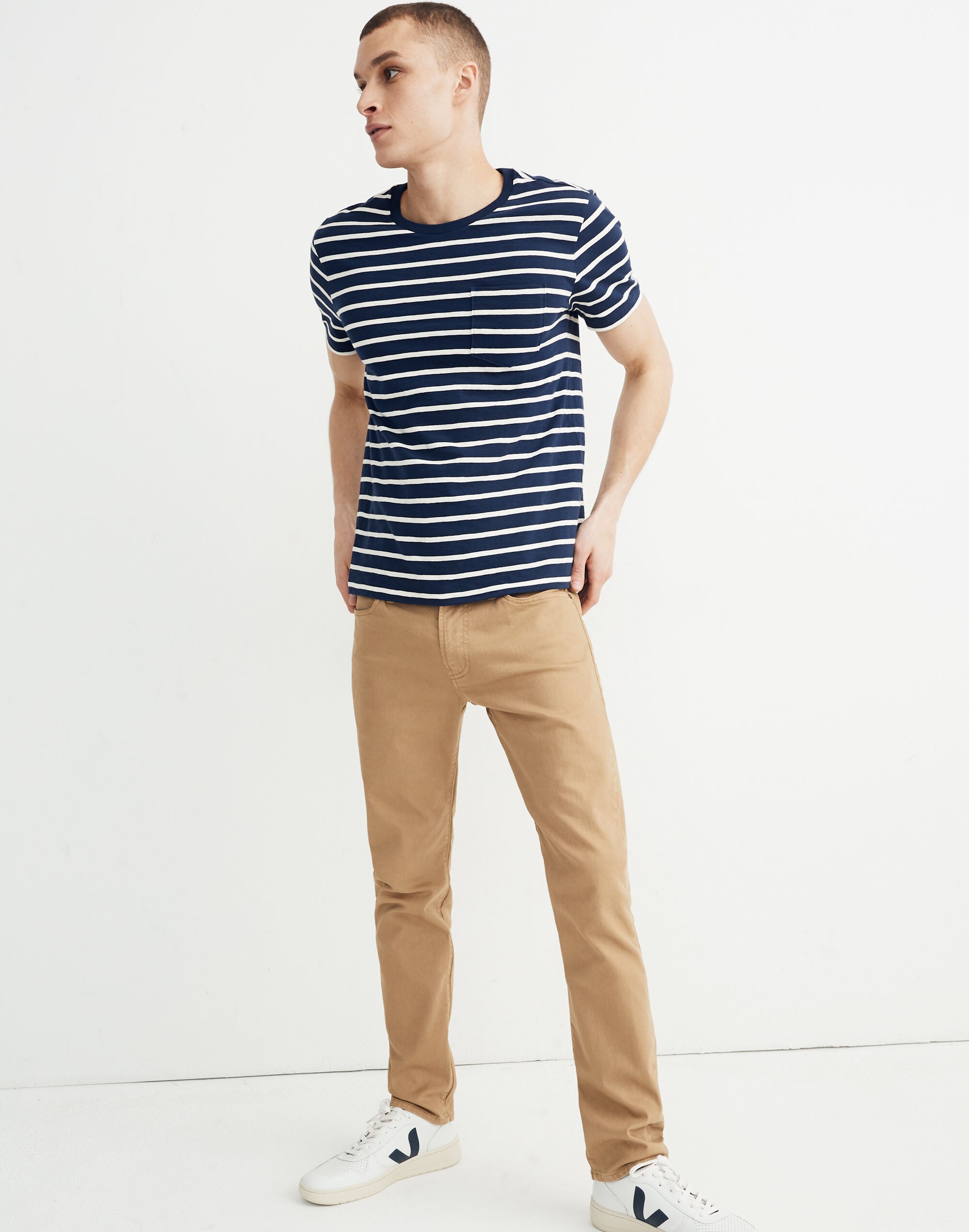 Garment-Dyed Slim Everyday Flex Jeans