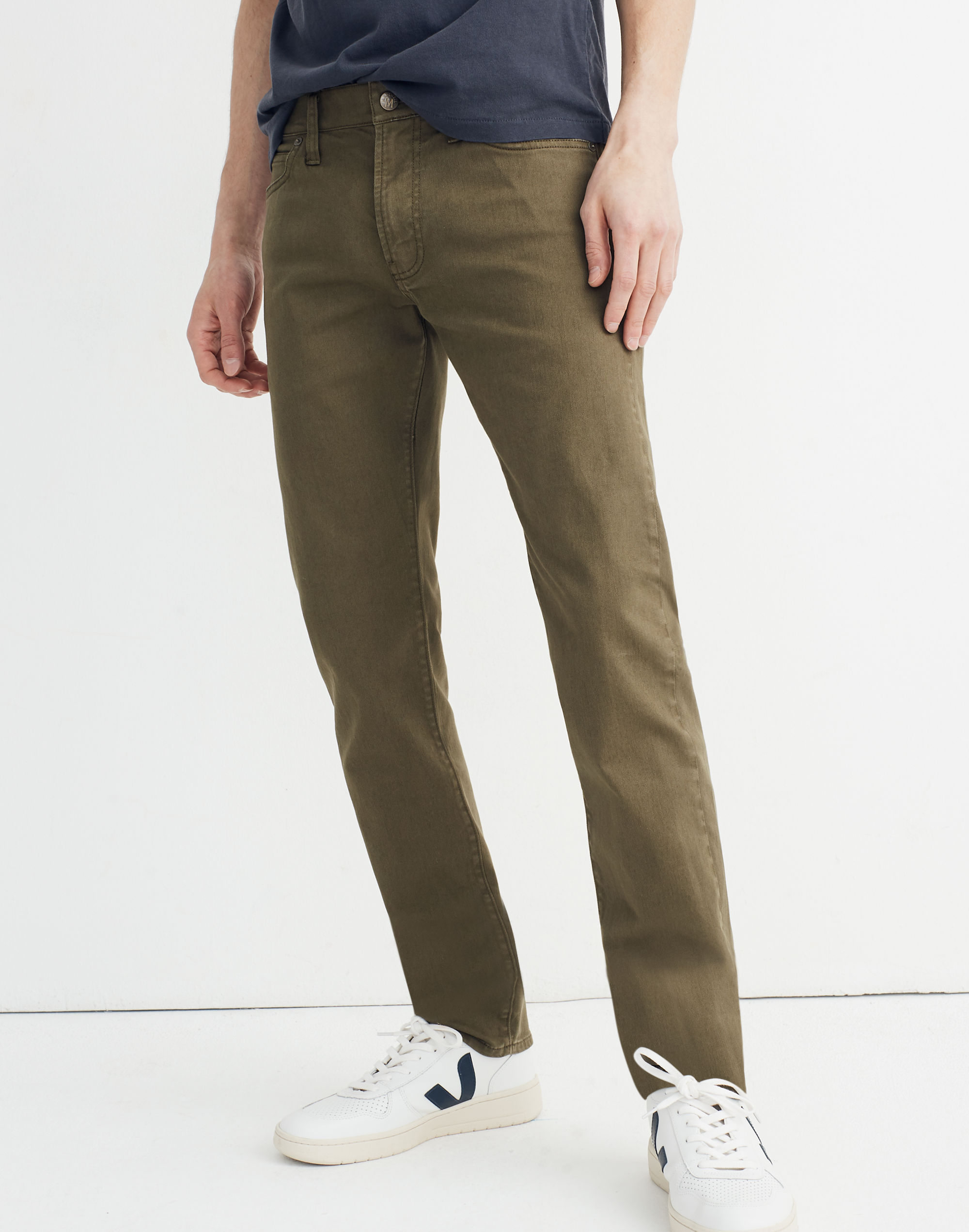 Garment-Dyed Slim Everyday Flex Jeans