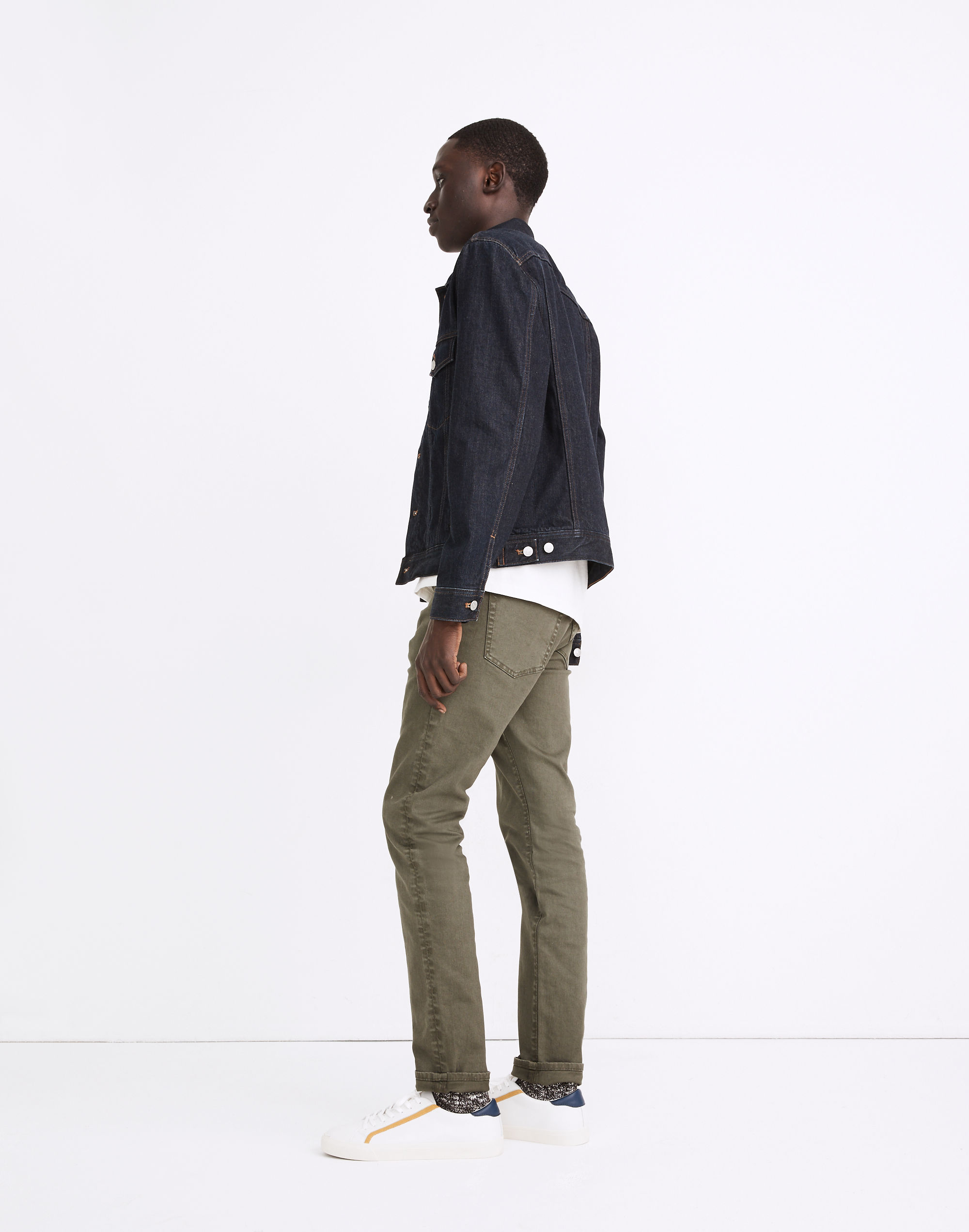 Garment-Dyed Slim Everyday Flex Jeans