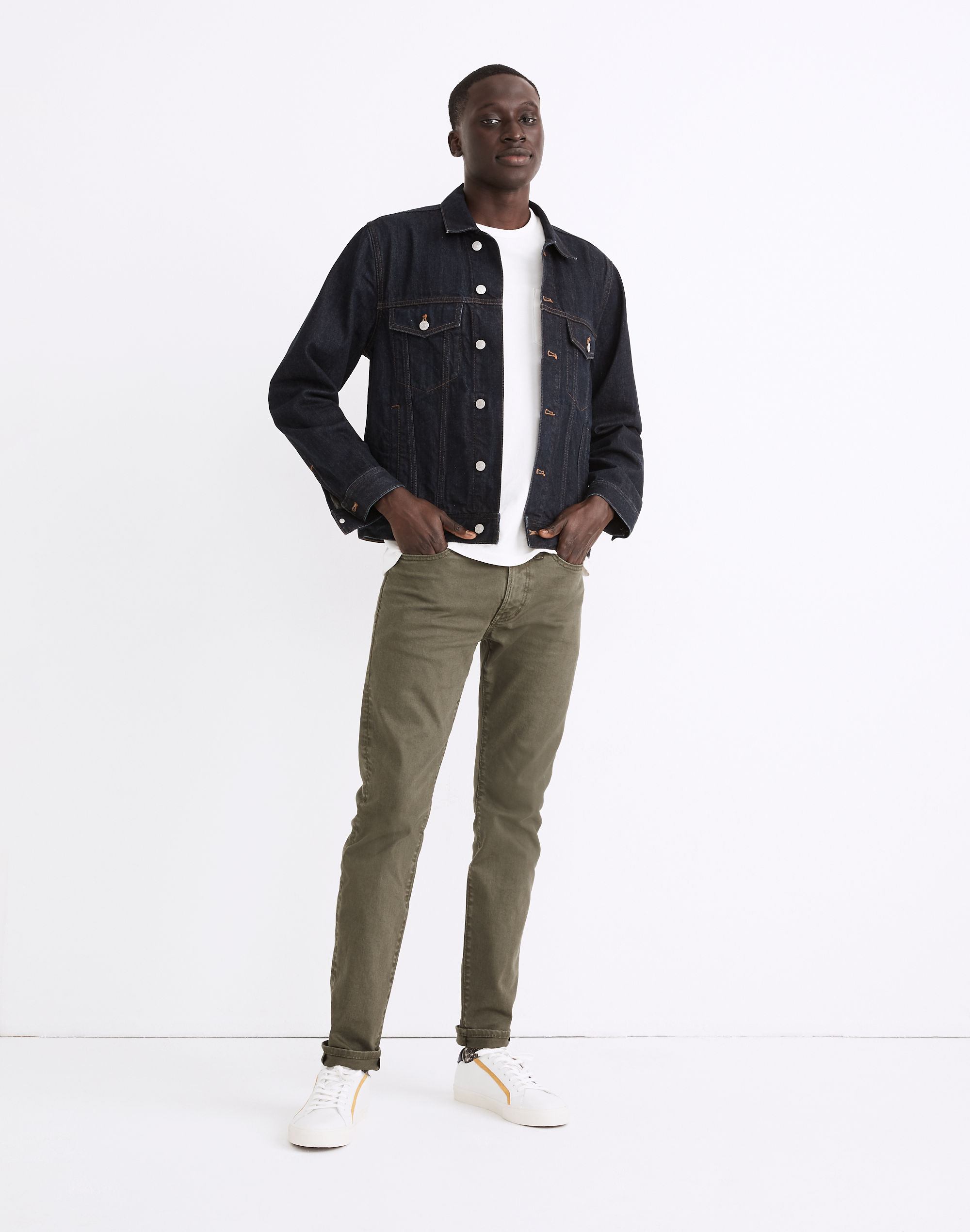 Garment-Dyed Slim Everyday Flex Jeans
