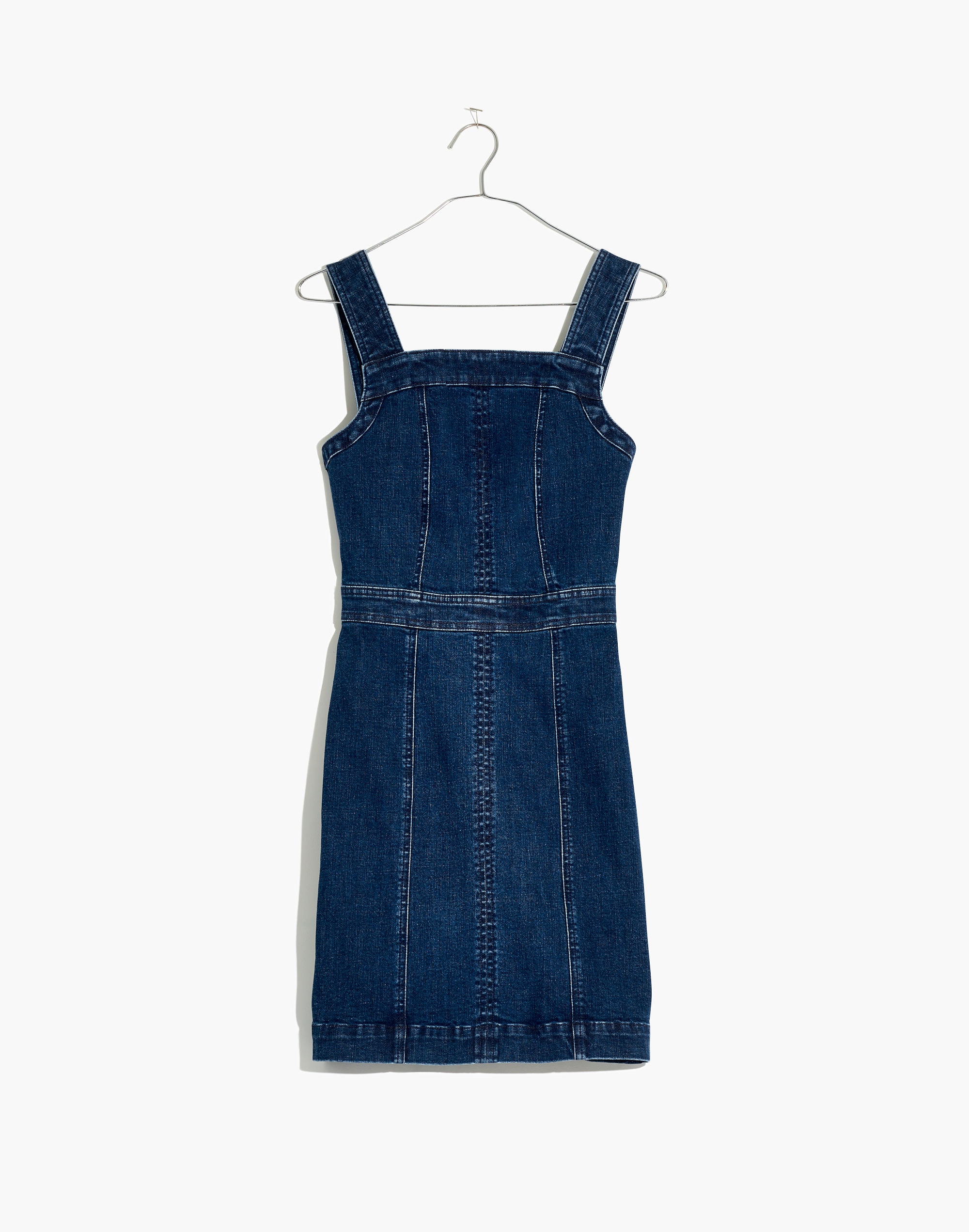Denim Apron Bow-Back Dress | Madewell