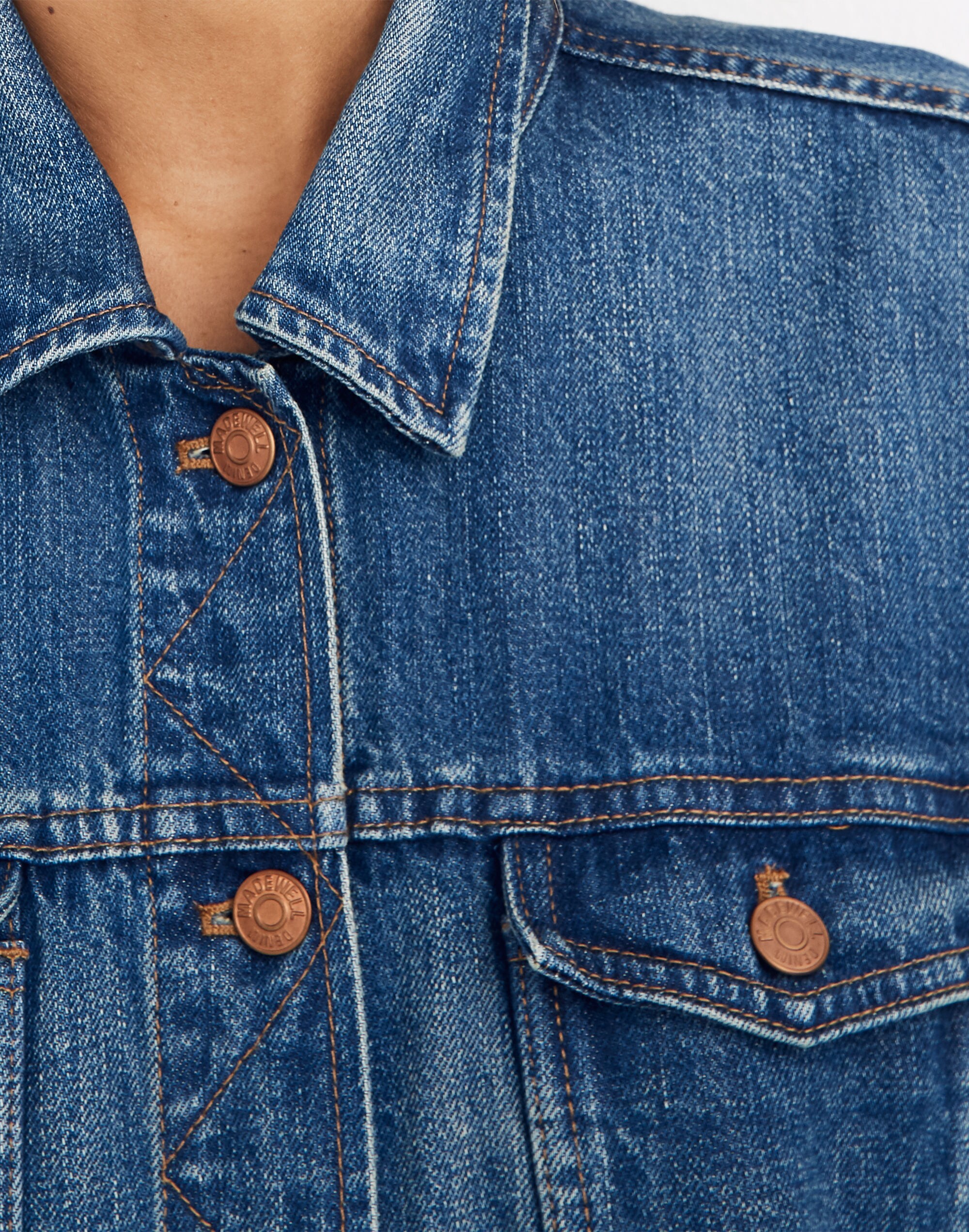 The Oversized Jean Jacket in Wortham Wash