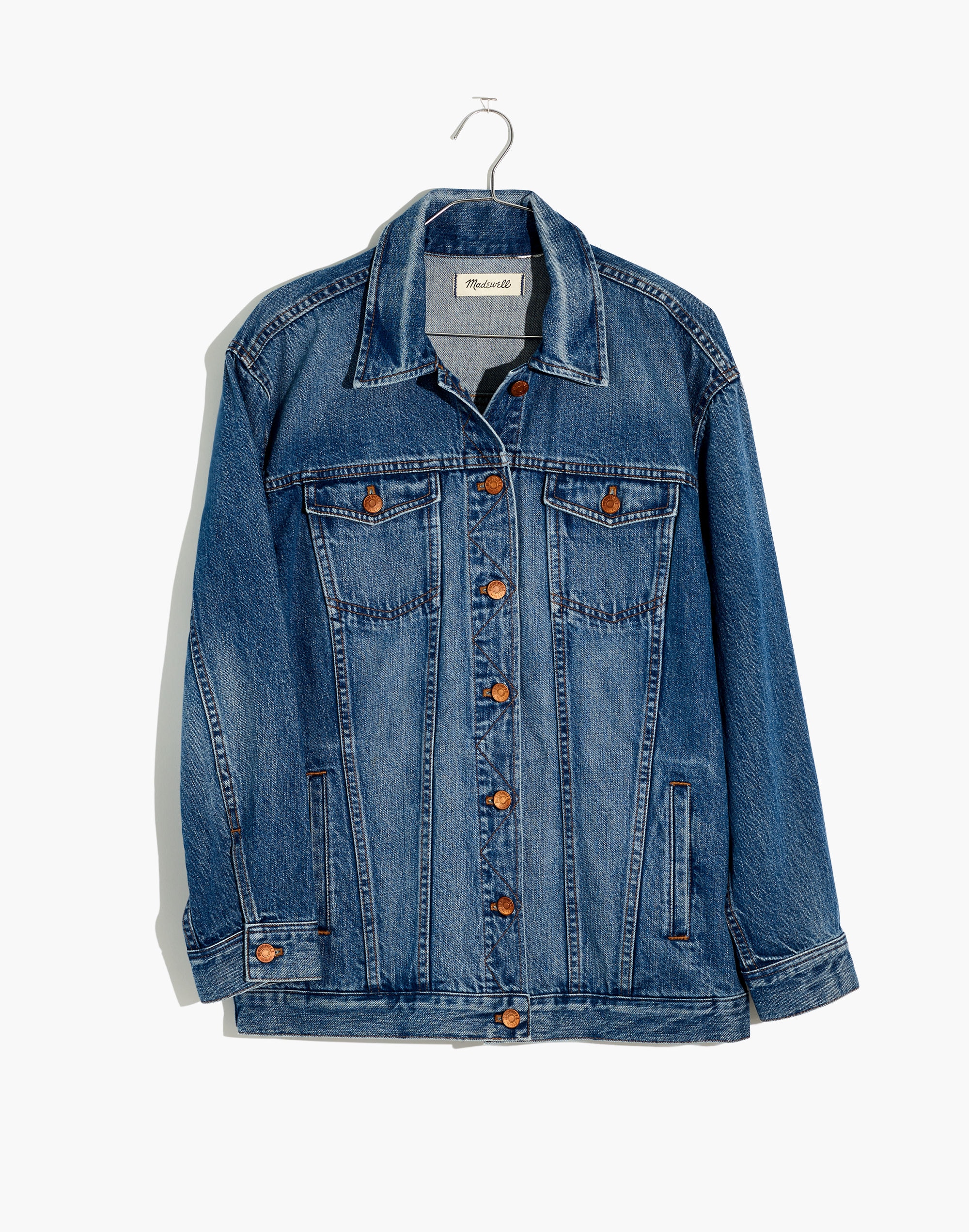 The Oversized Jean Jacket in Wortham Wash