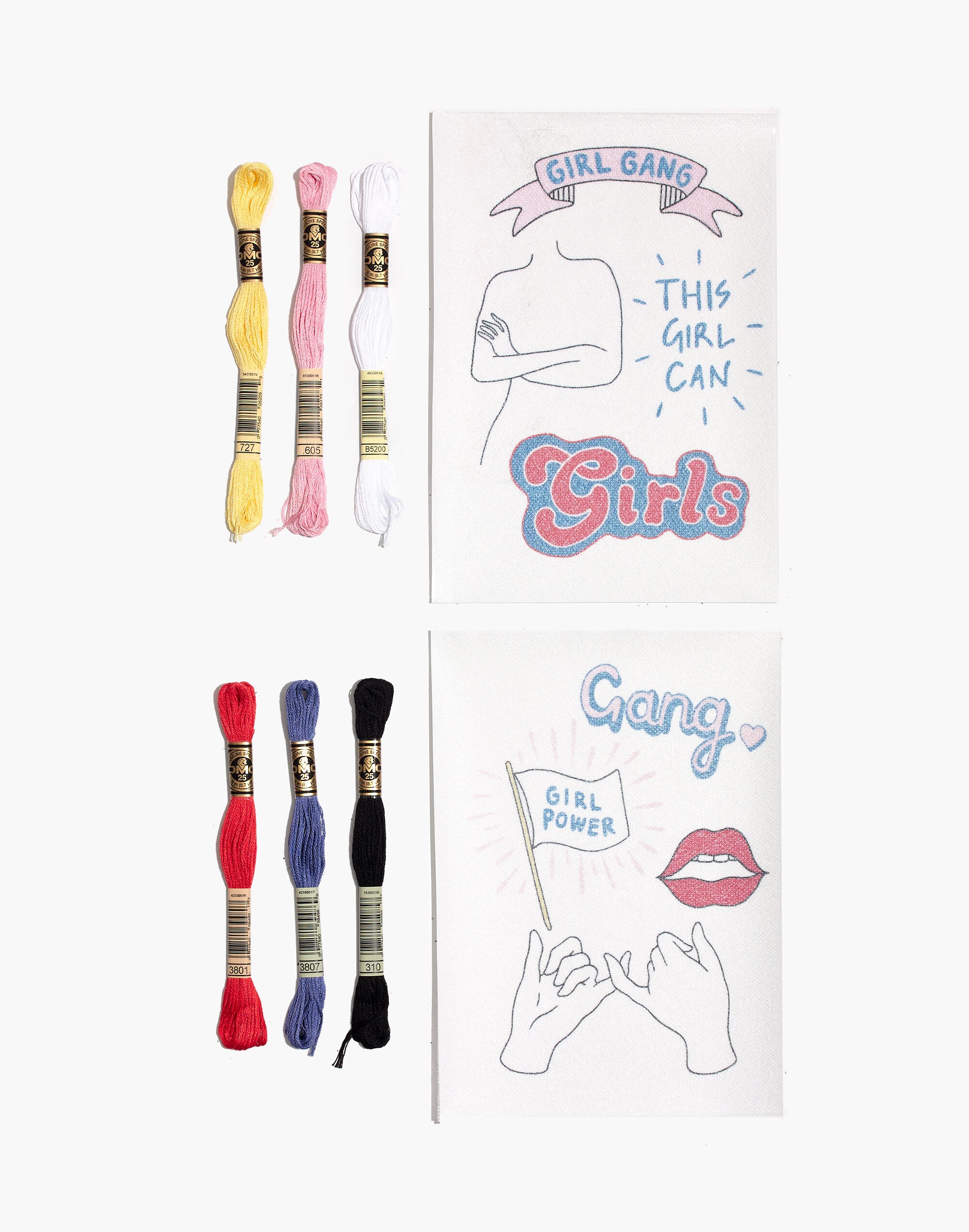 Wool &amp; The Gang&trade; Girl Embroidery Kit