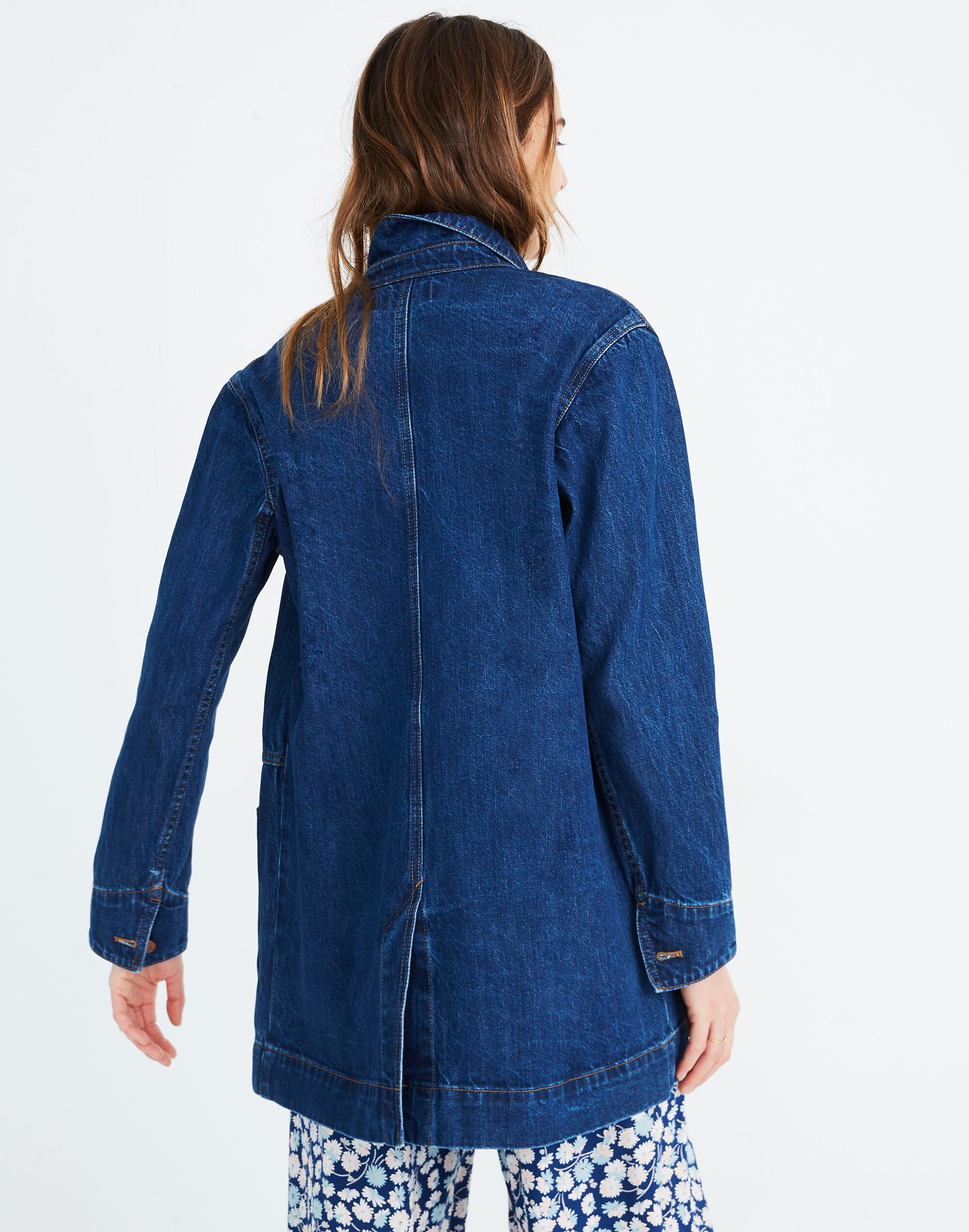 Oversized Denim Chore Jacket