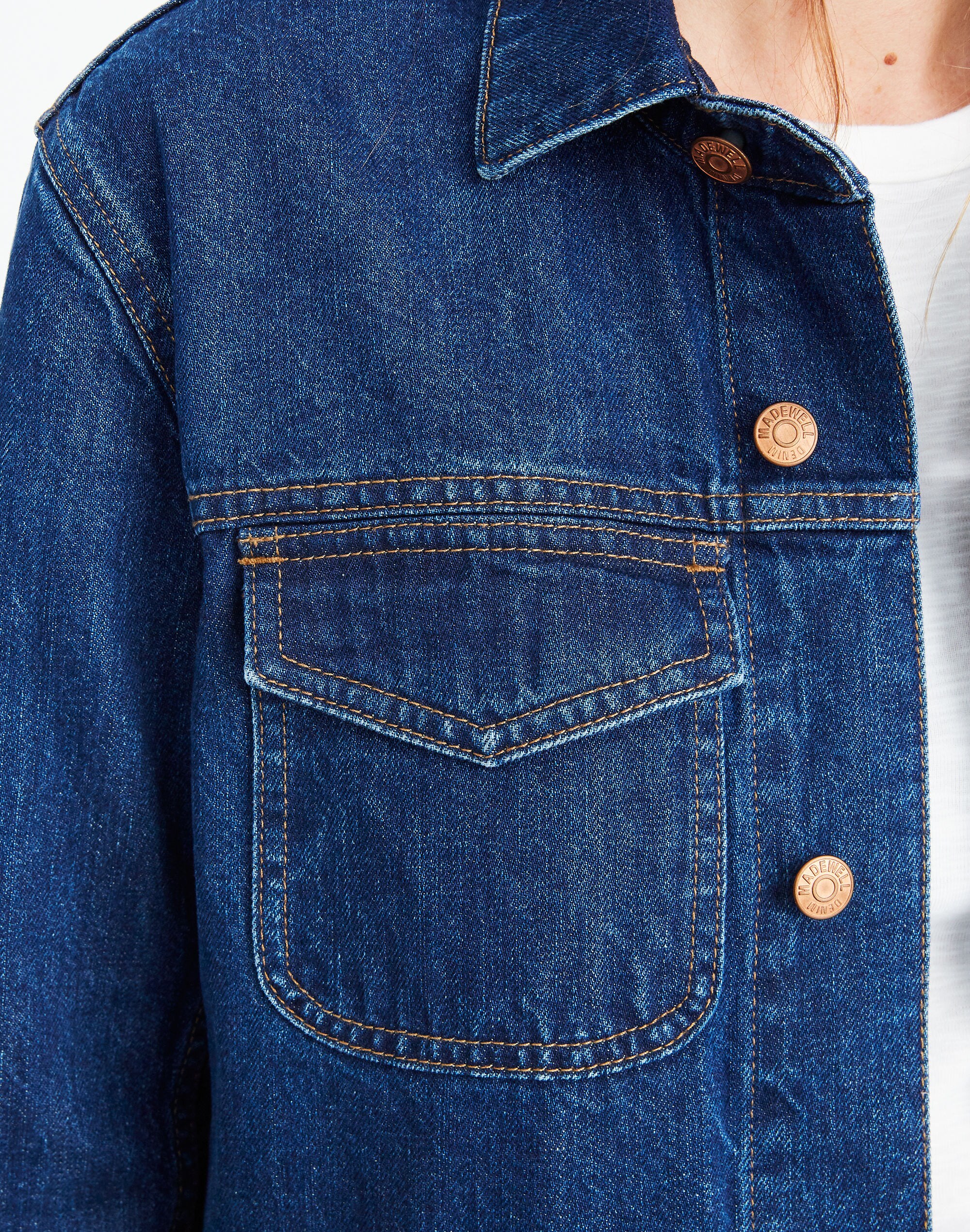 Oversized Denim Chore Jacket