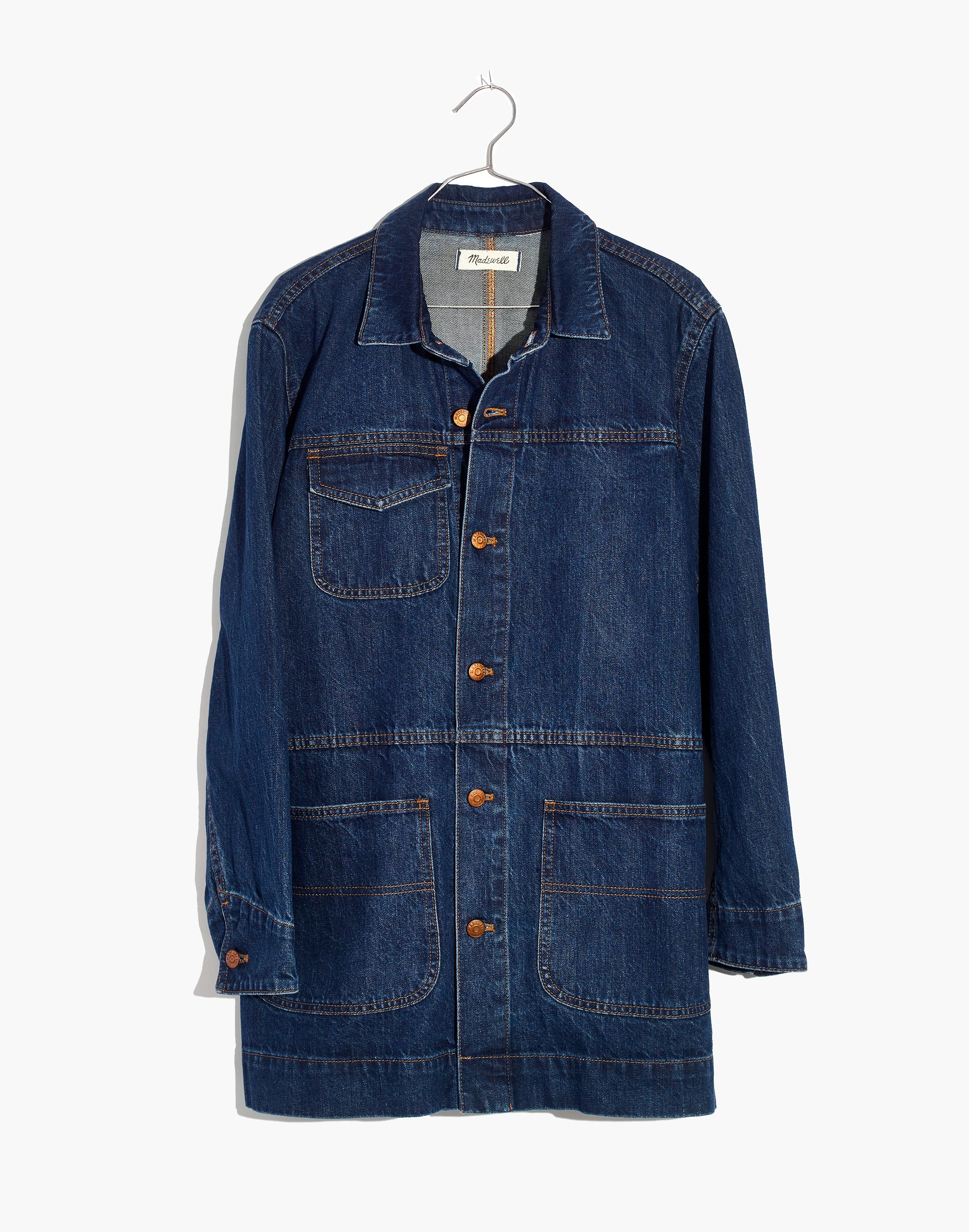 Oversized Denim Chore Jacket