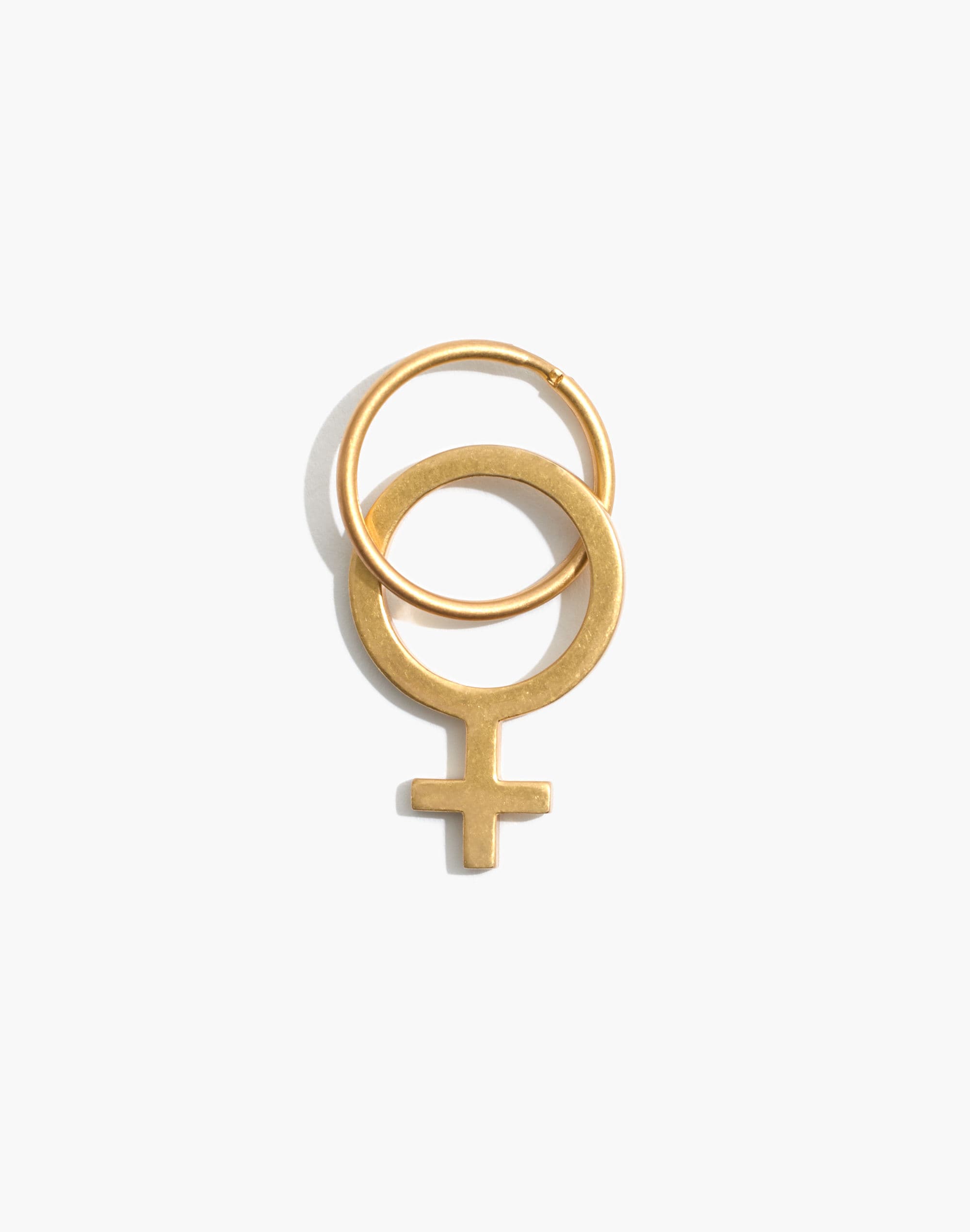 madewell x girls inc. female symbol key chain