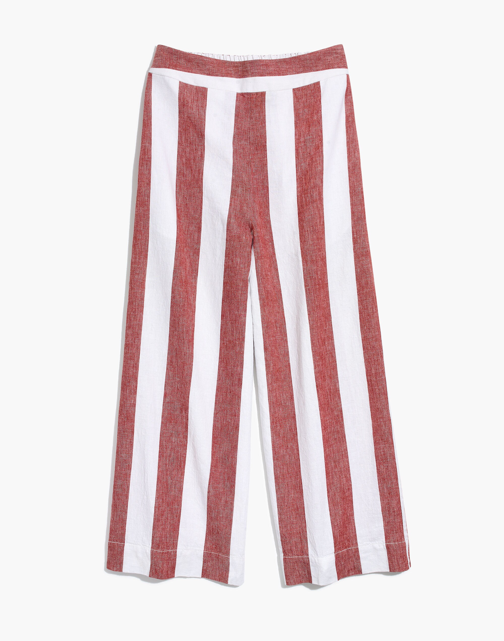 Huston Pull-On Crop Pants in Bold Stripe