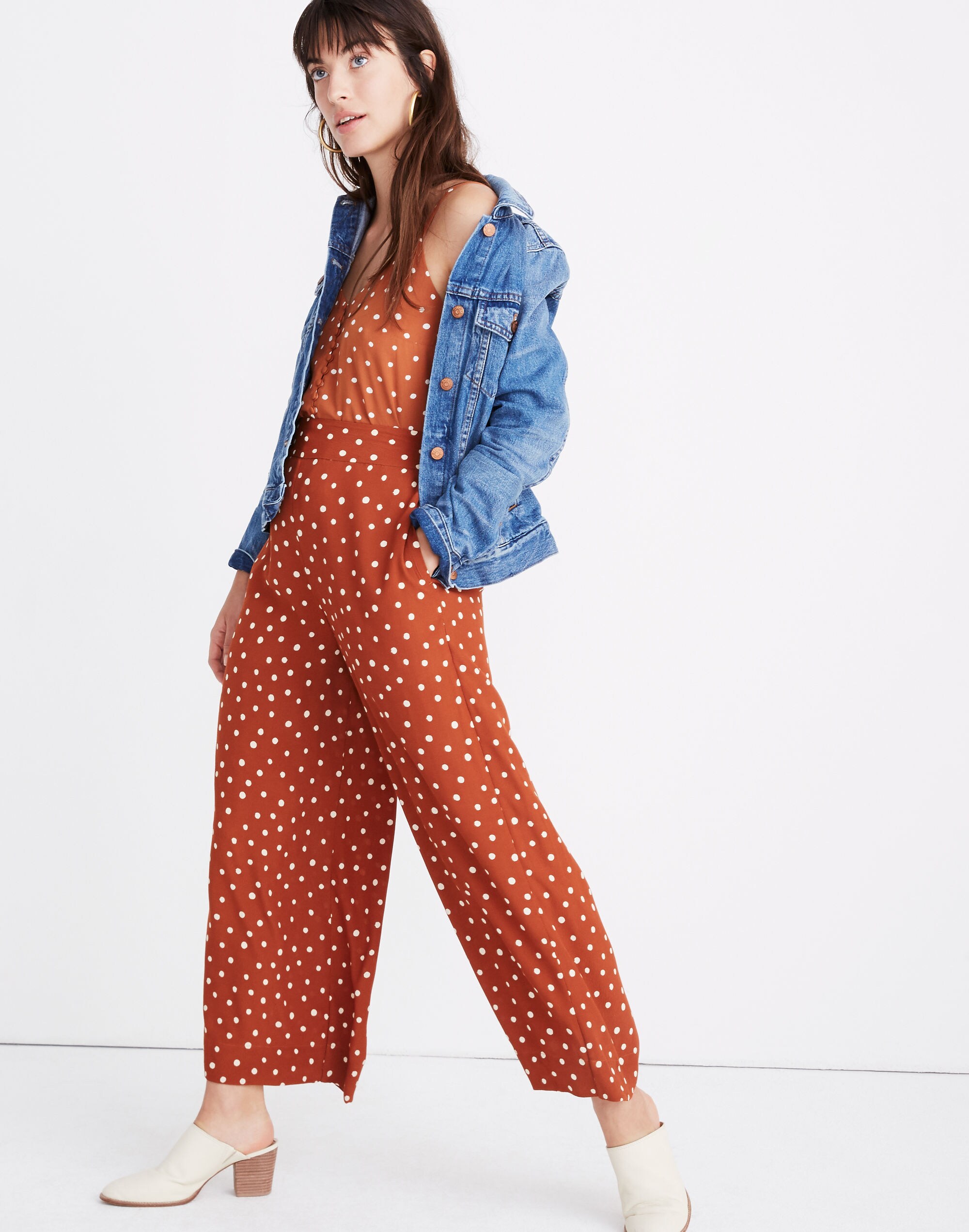 Tall Huston Pull-On Crop Pants in Inkspot Dots