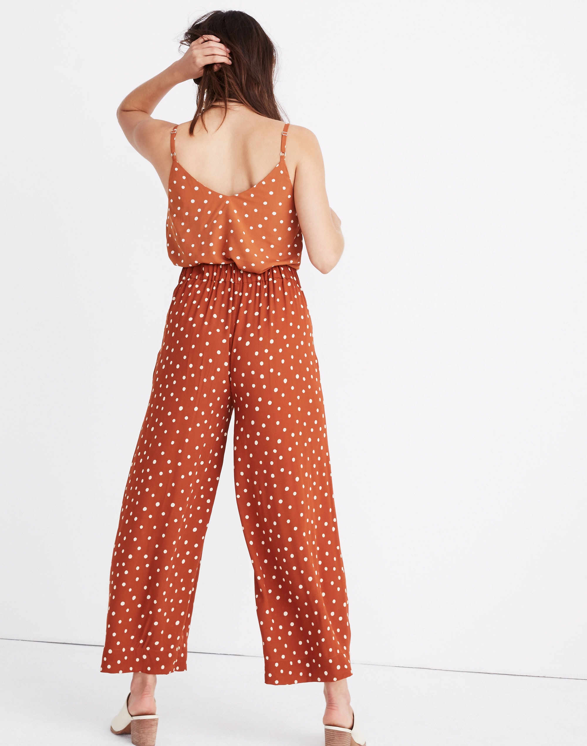 Tall Huston Pull-On Crop Pants in Inkspot Dots