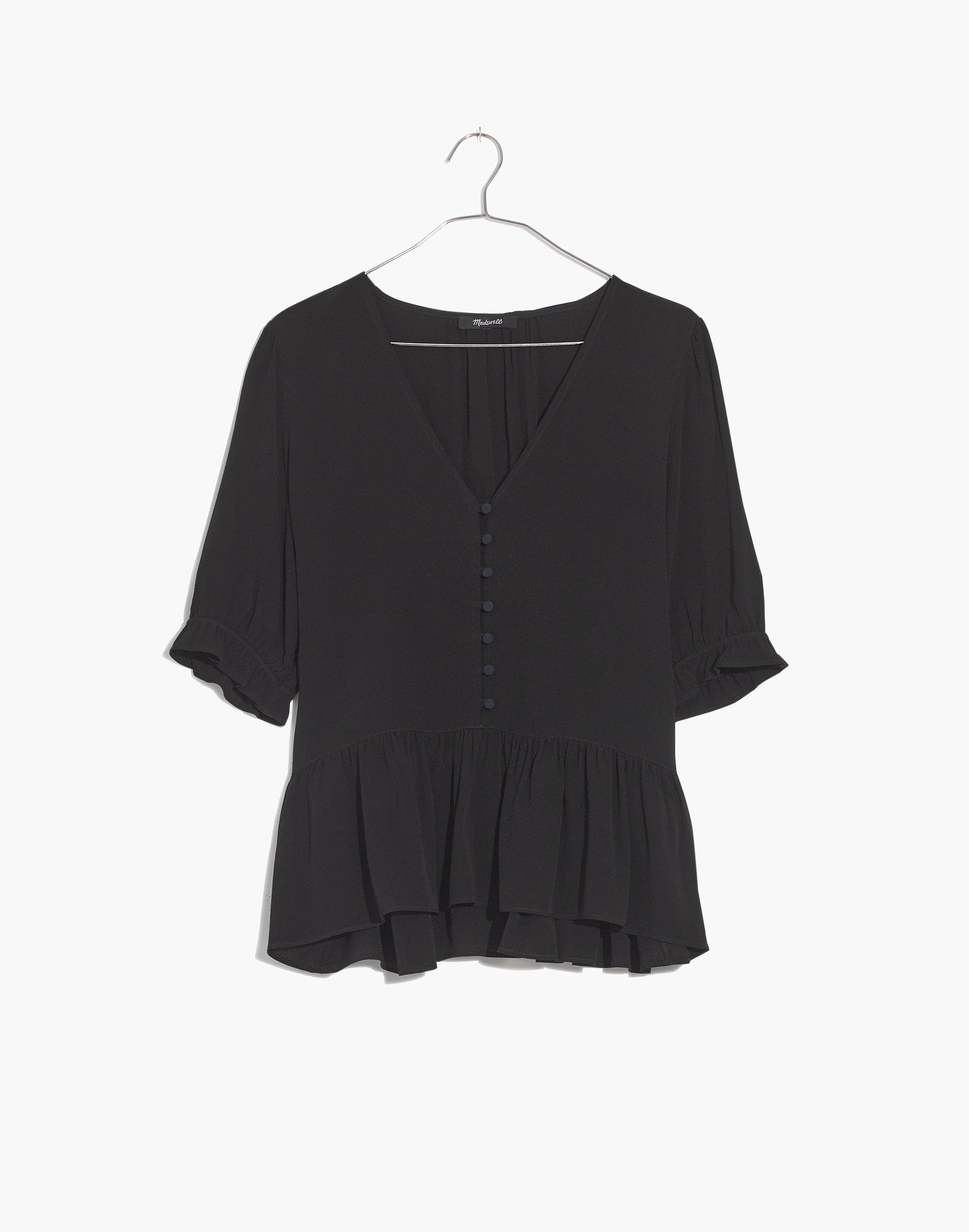 Courtyard Ruffle-Hem Top