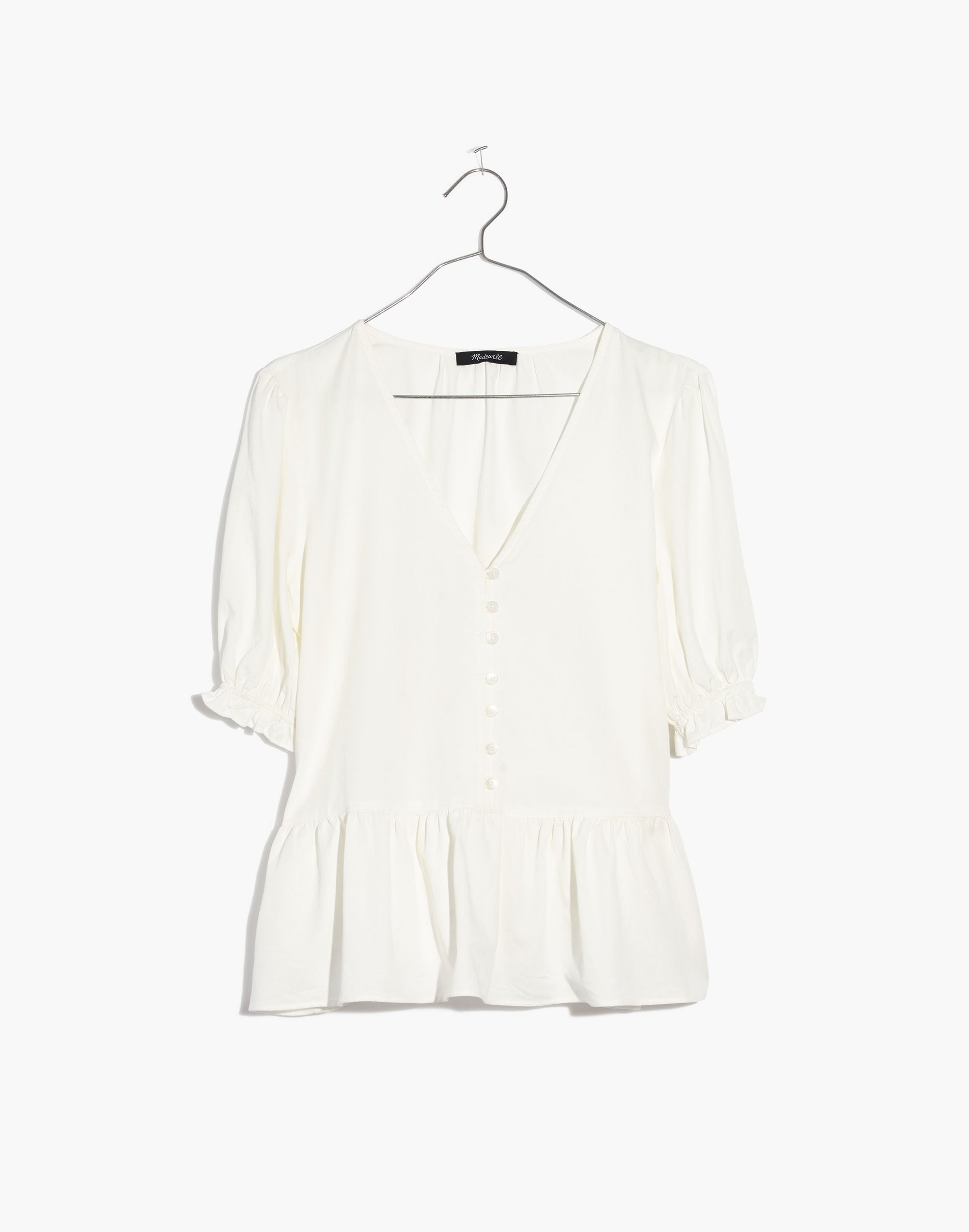 Courtyard Ruffle-Hem Top